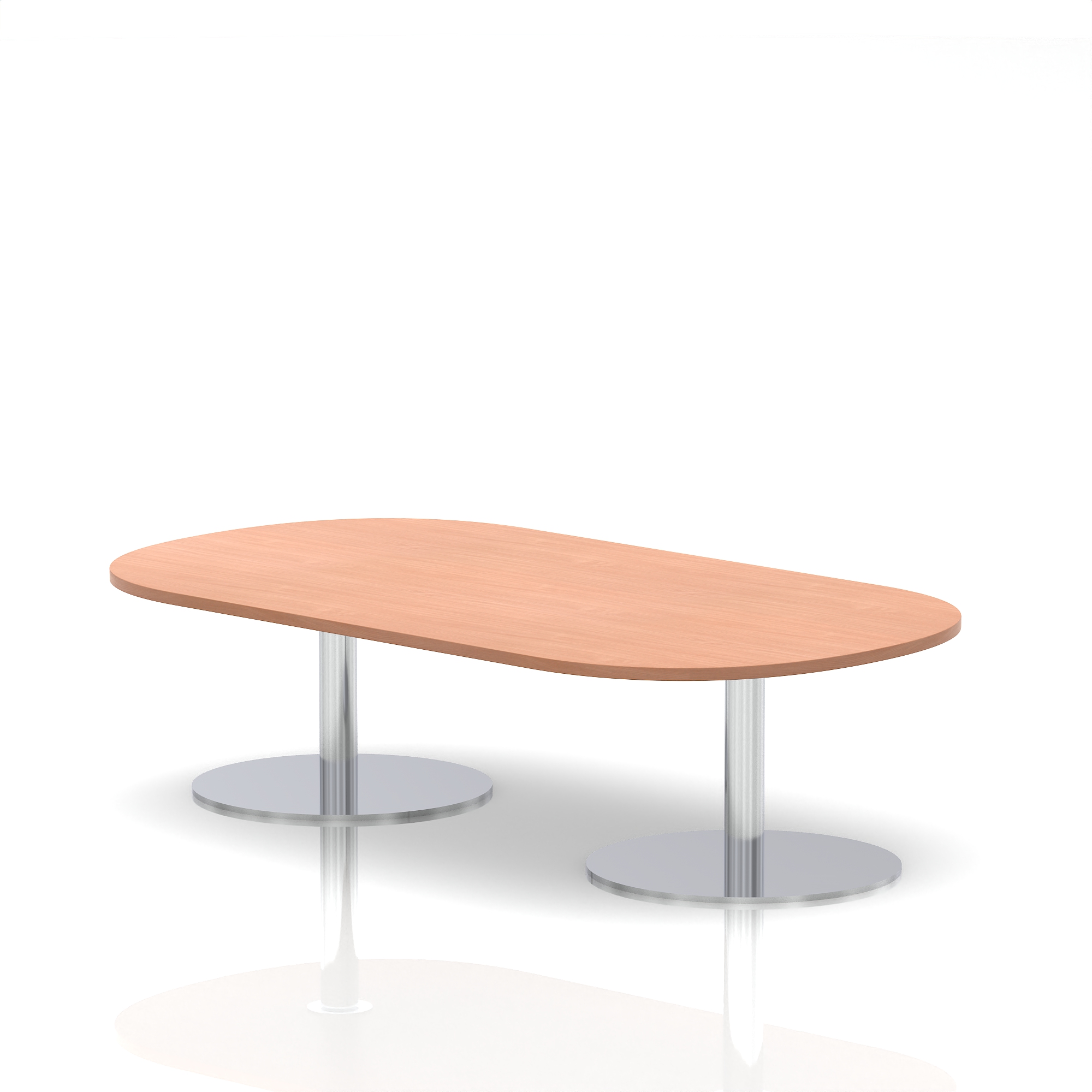 Beech / Silver Frame