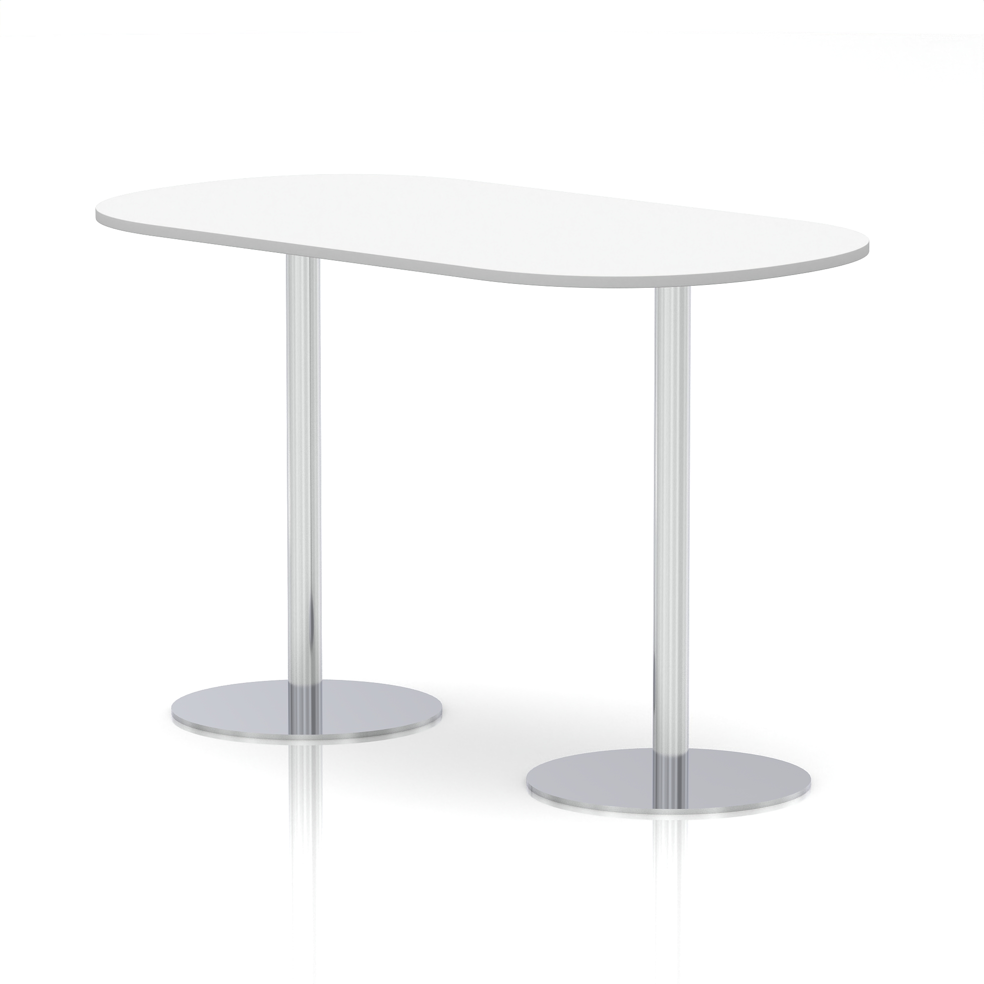 White / Silver Frame