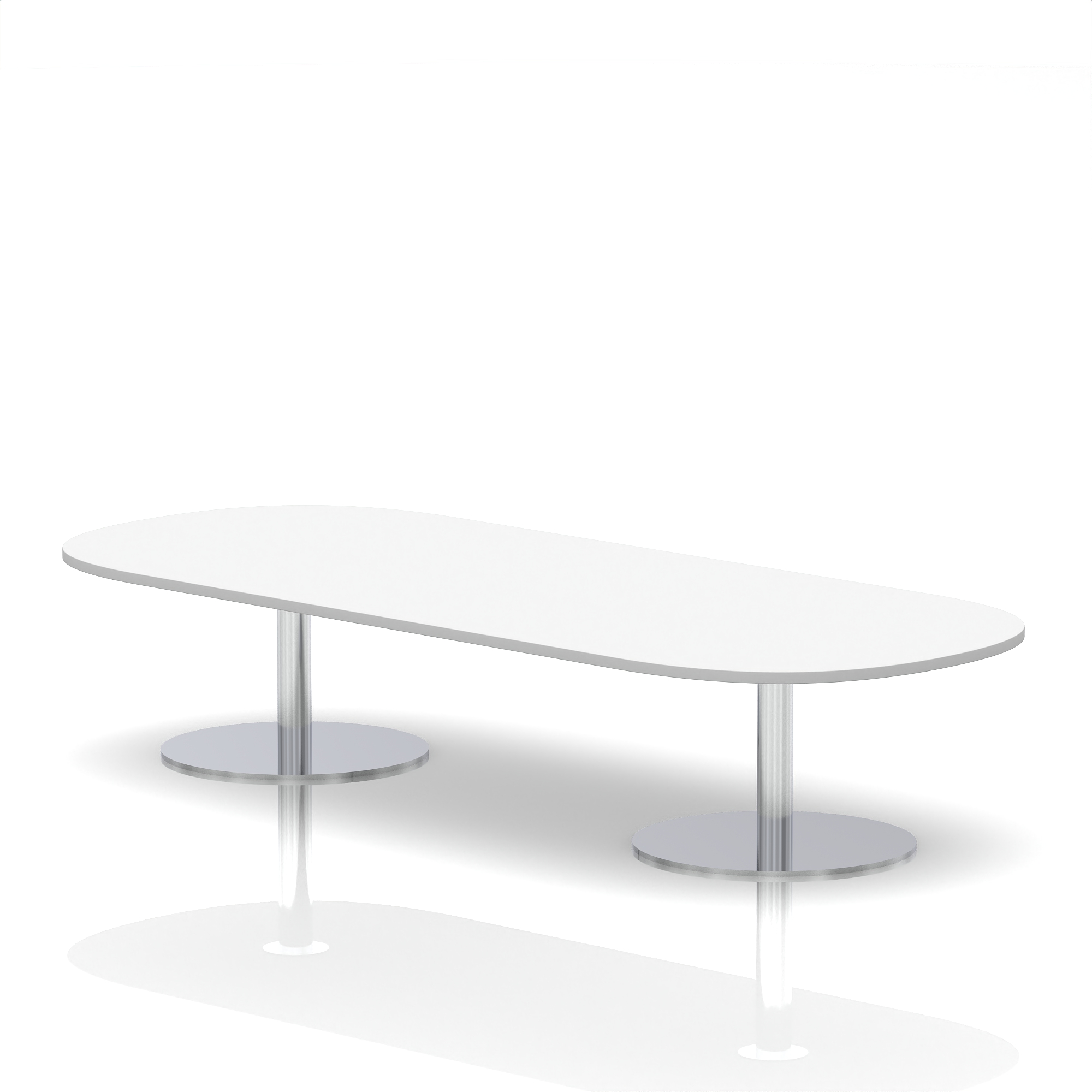 White / Silver Frame