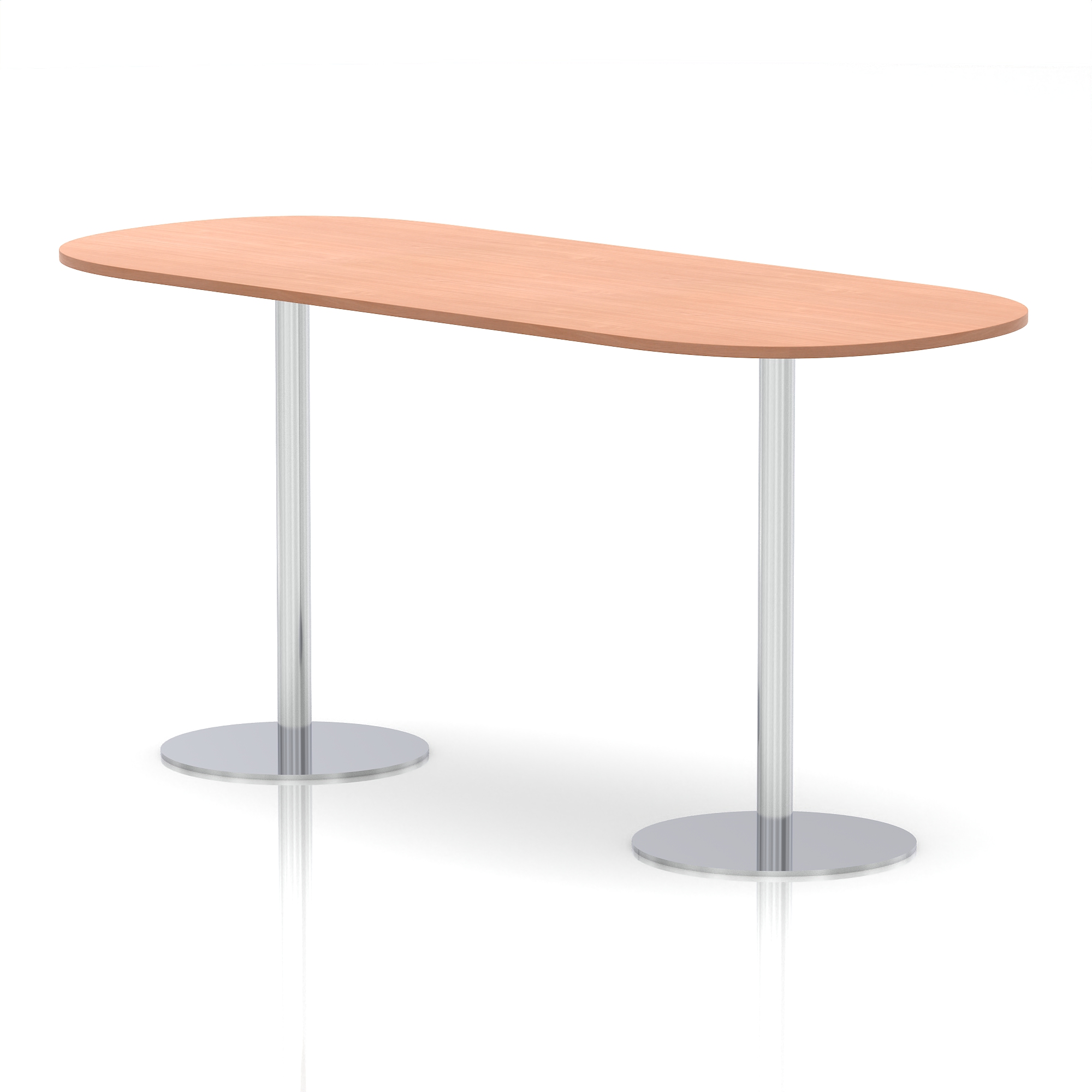 Beech / Silver Frame