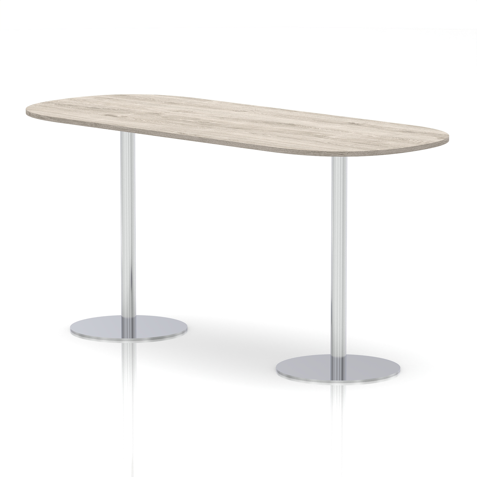 Grey Oak / Silver Frame