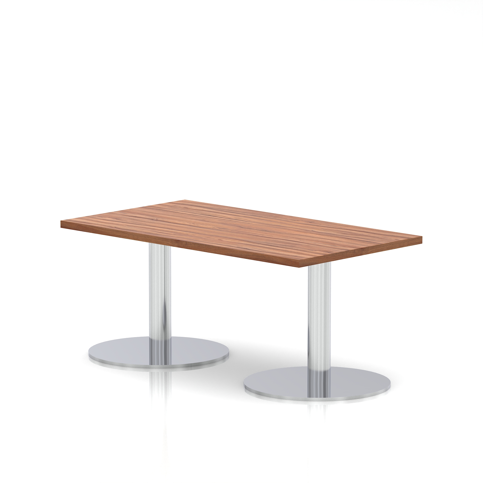 Walnut / Silver Frame