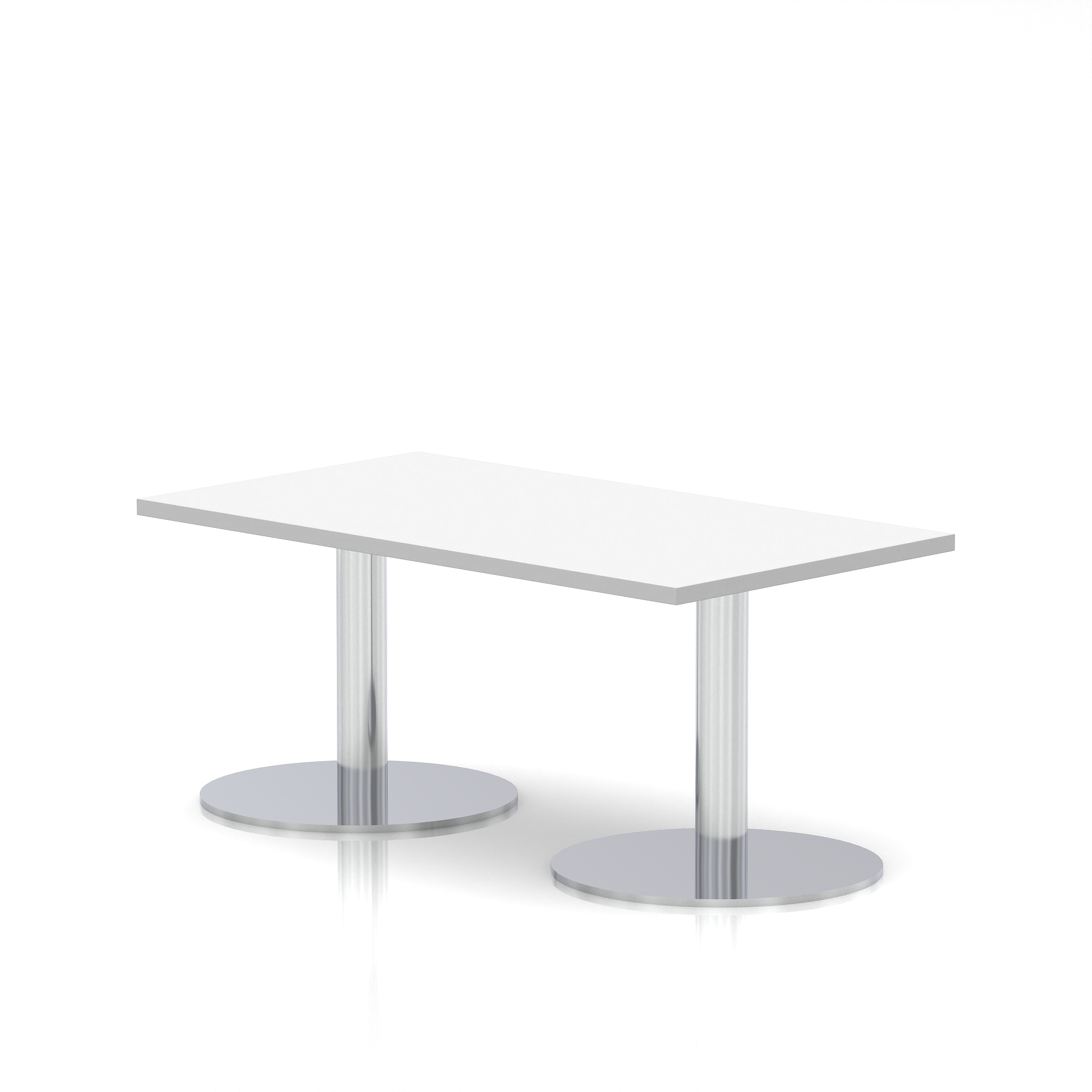 White / Silver Frame