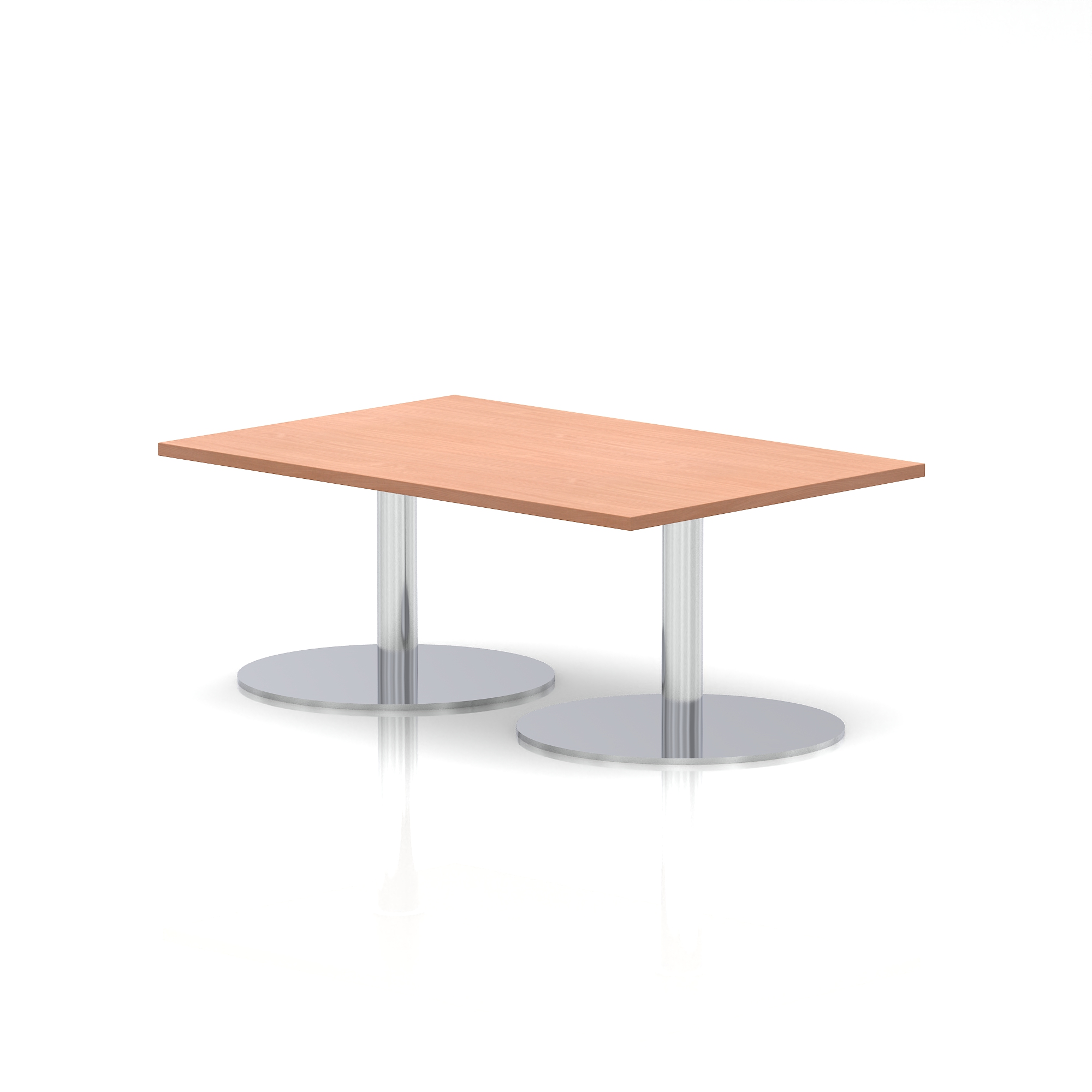 Beech / Silver Frame