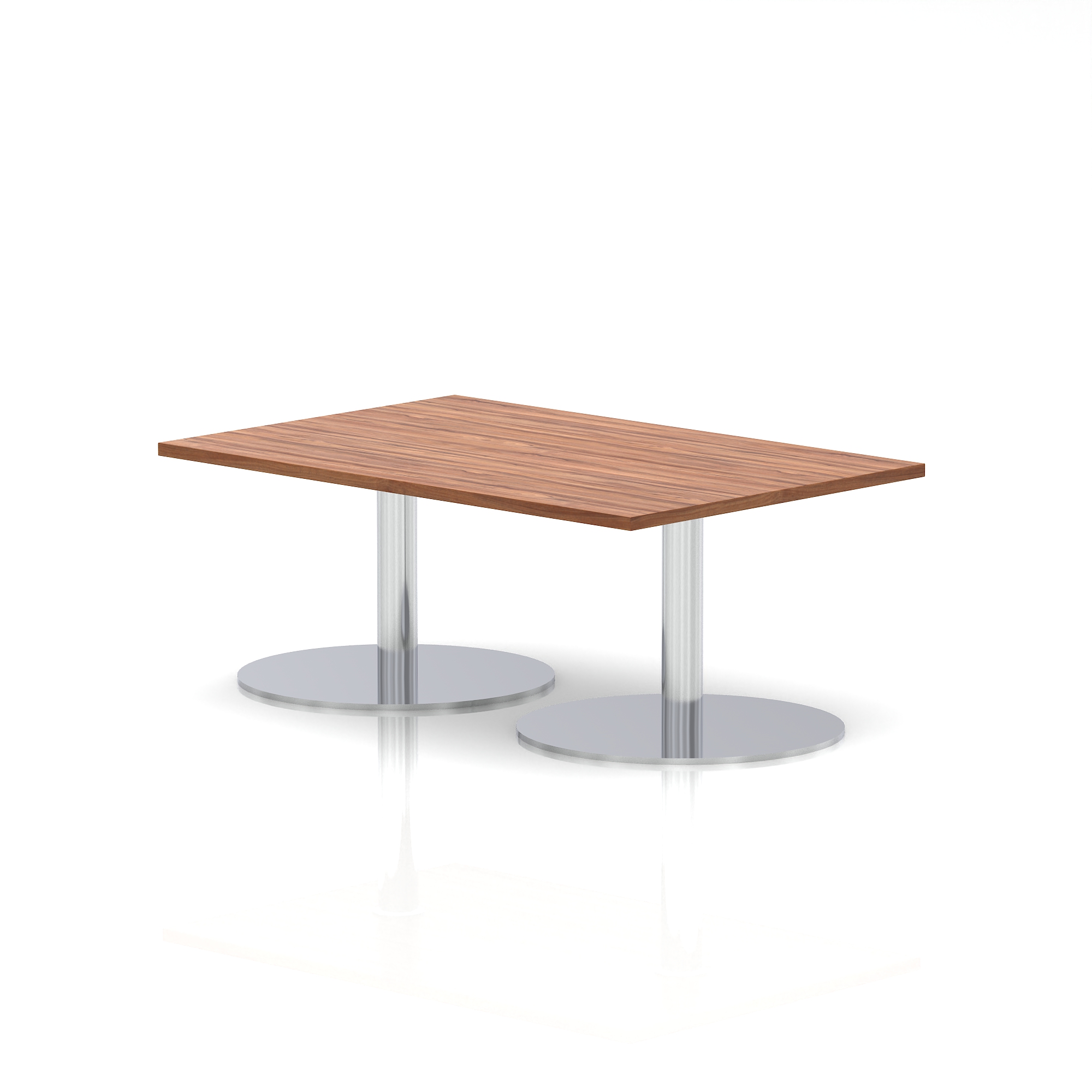 Walnut / Silver Frame