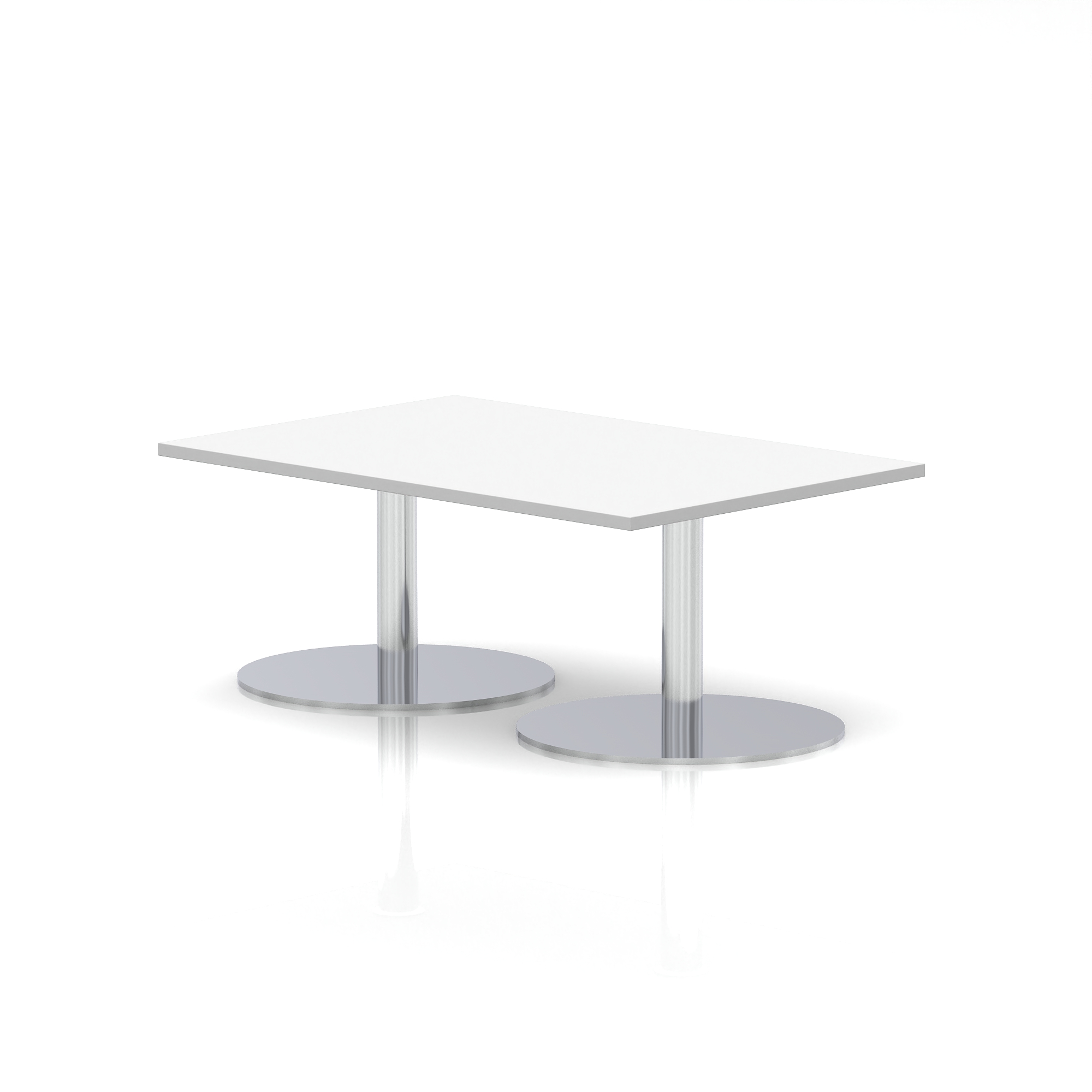 White / Silver Frame