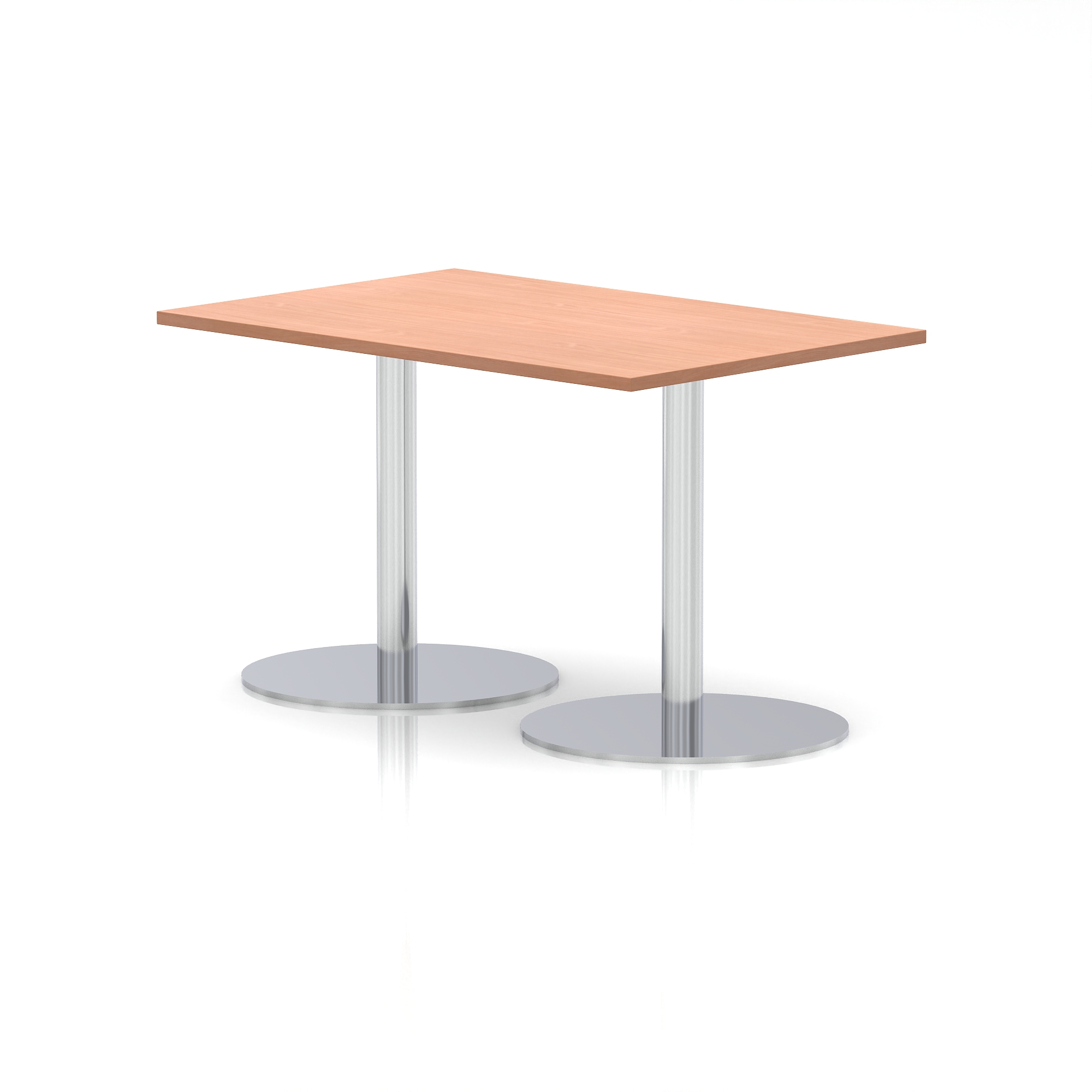 Beech / Silver Frame