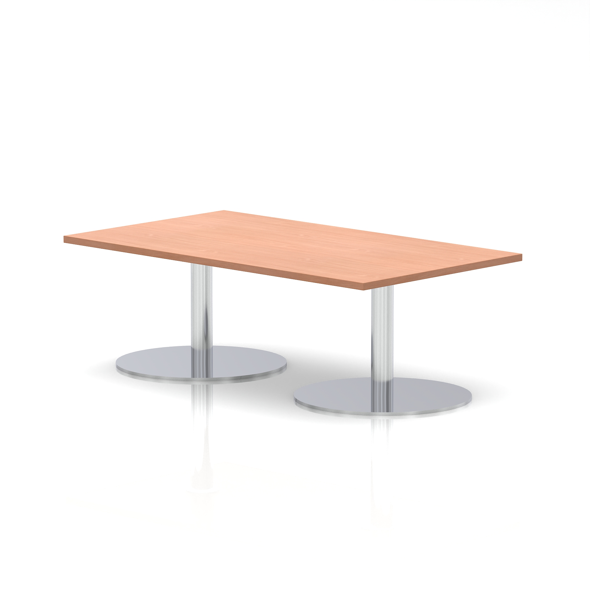 Beech / Silver Frame