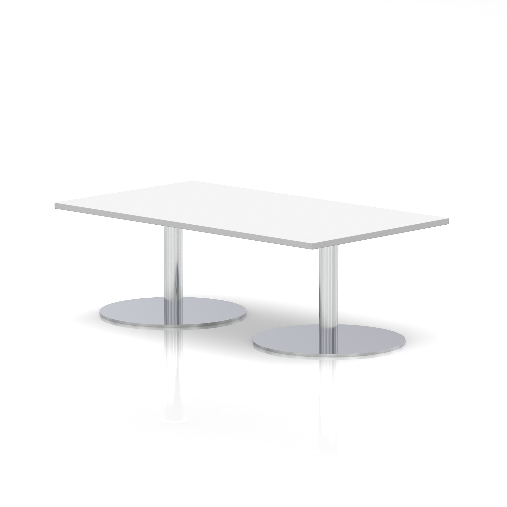 White / Silver Frame
