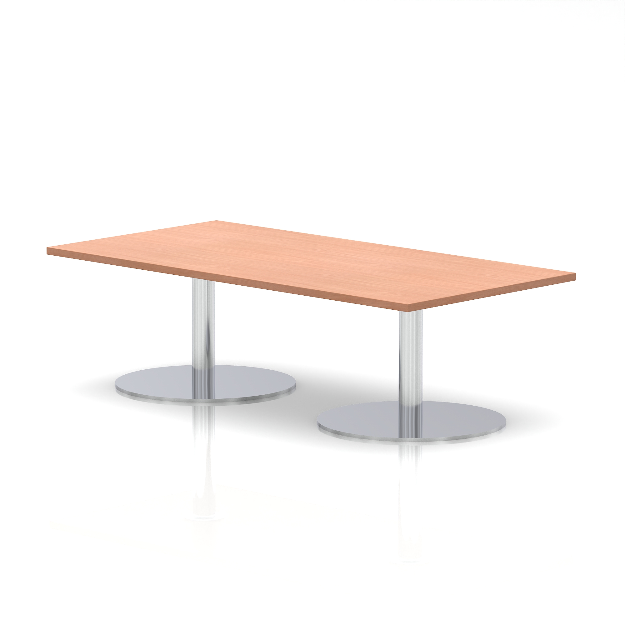 Beech / Silver Frame
