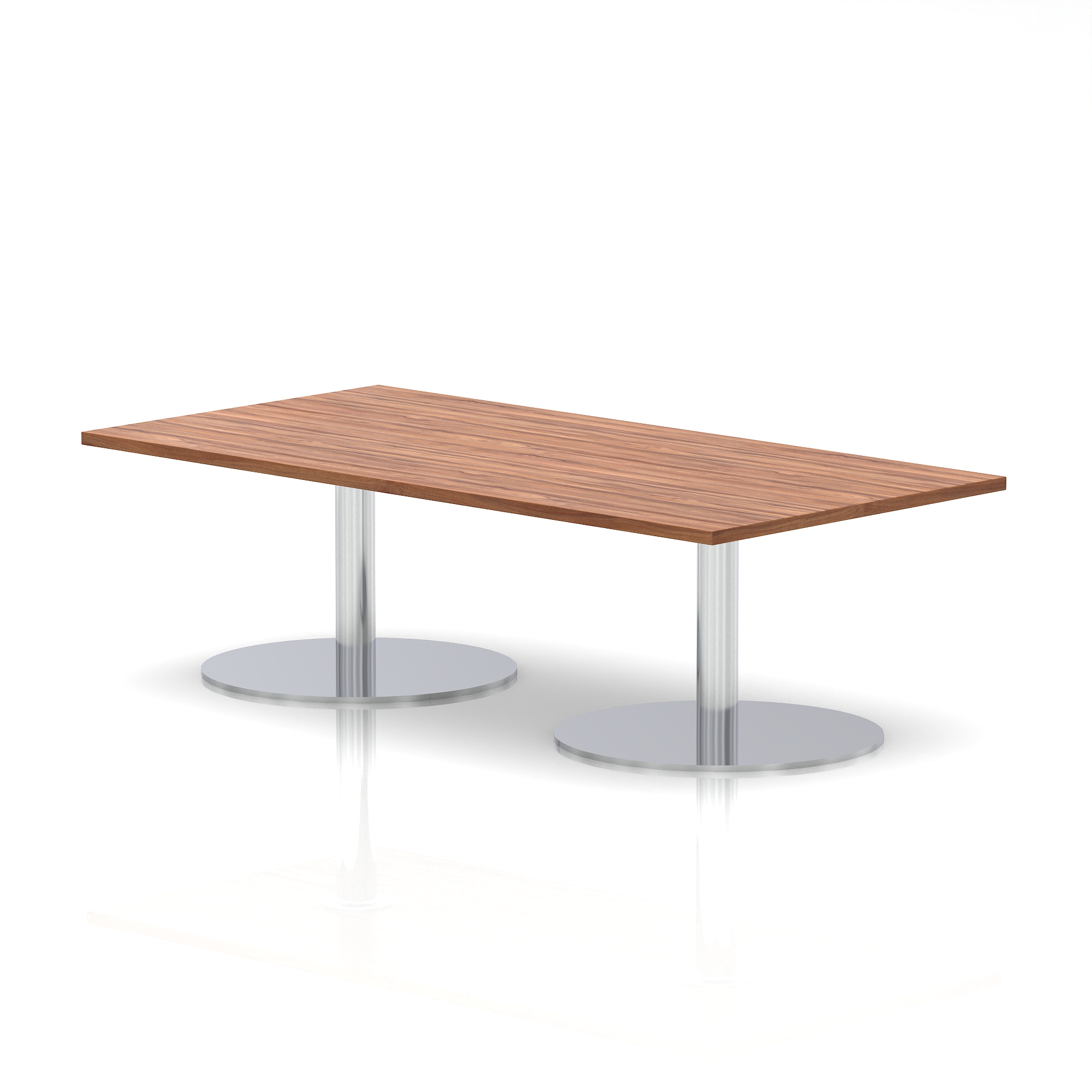Walnut / Silver Frame