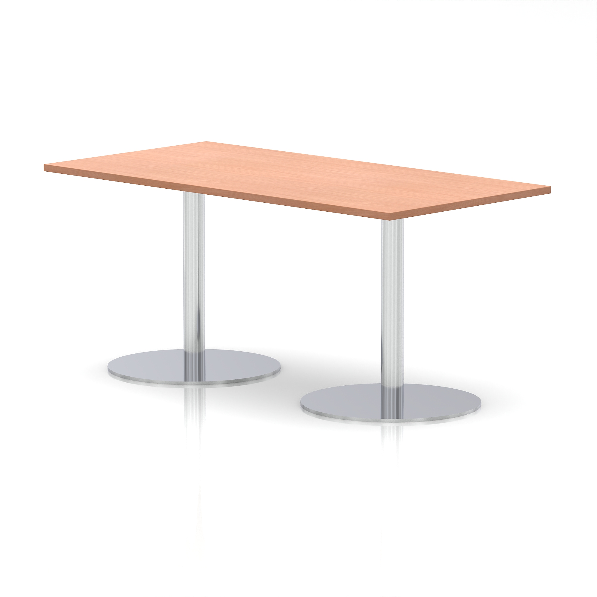 Beech / Silver Frame