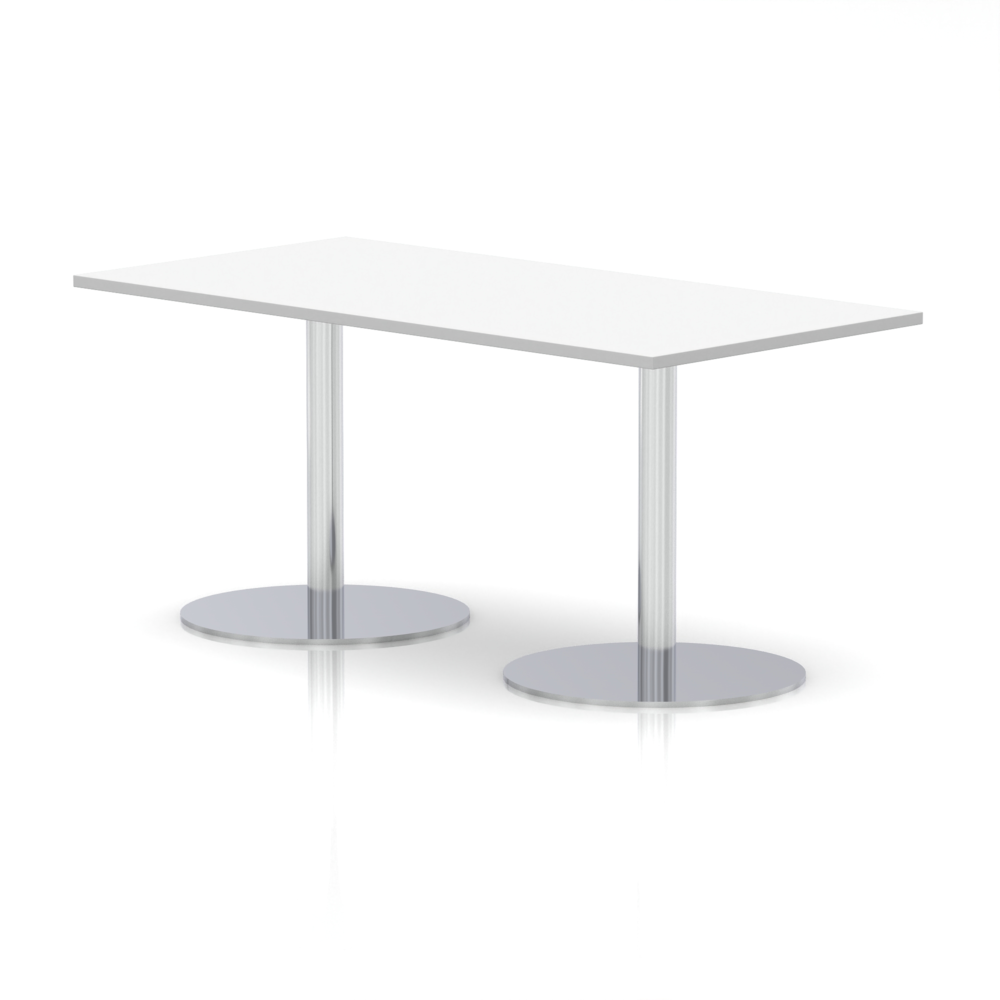 White / Silver Frame