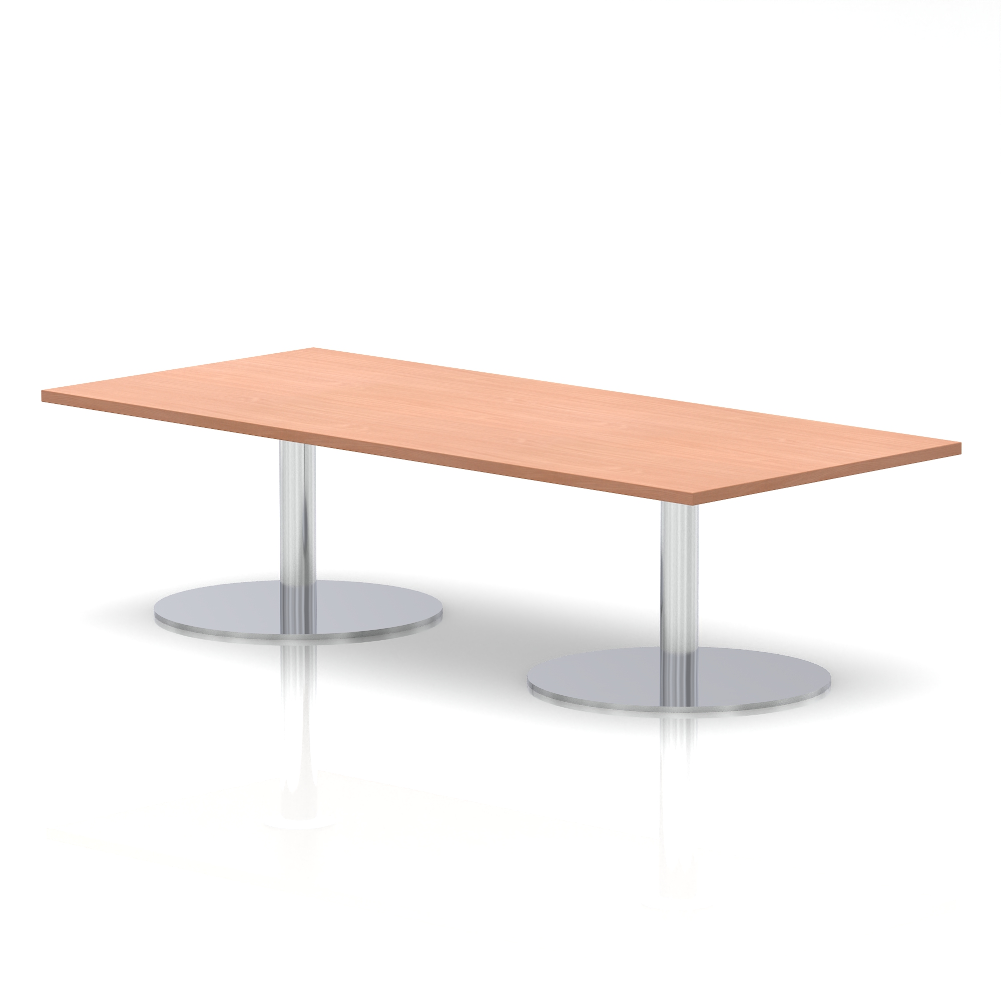 Beech / Silver Frame