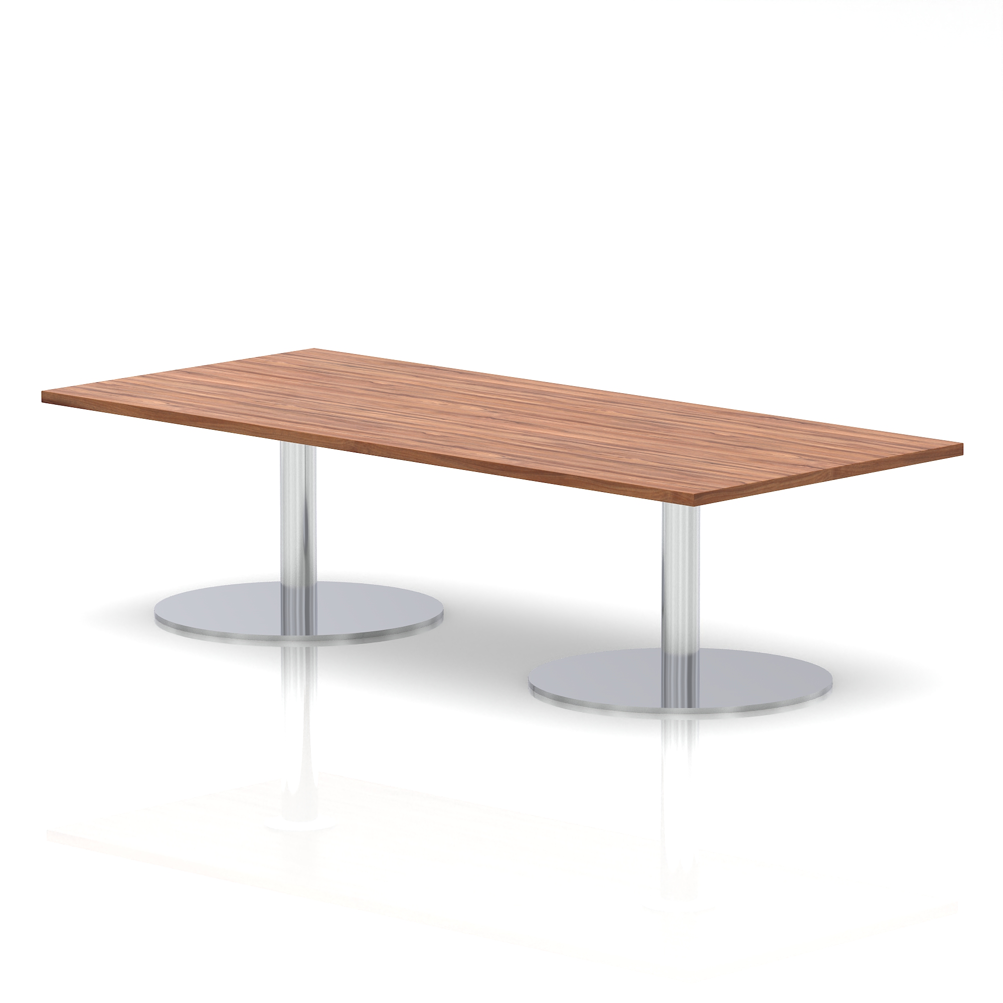 Walnut / Silver Frame
