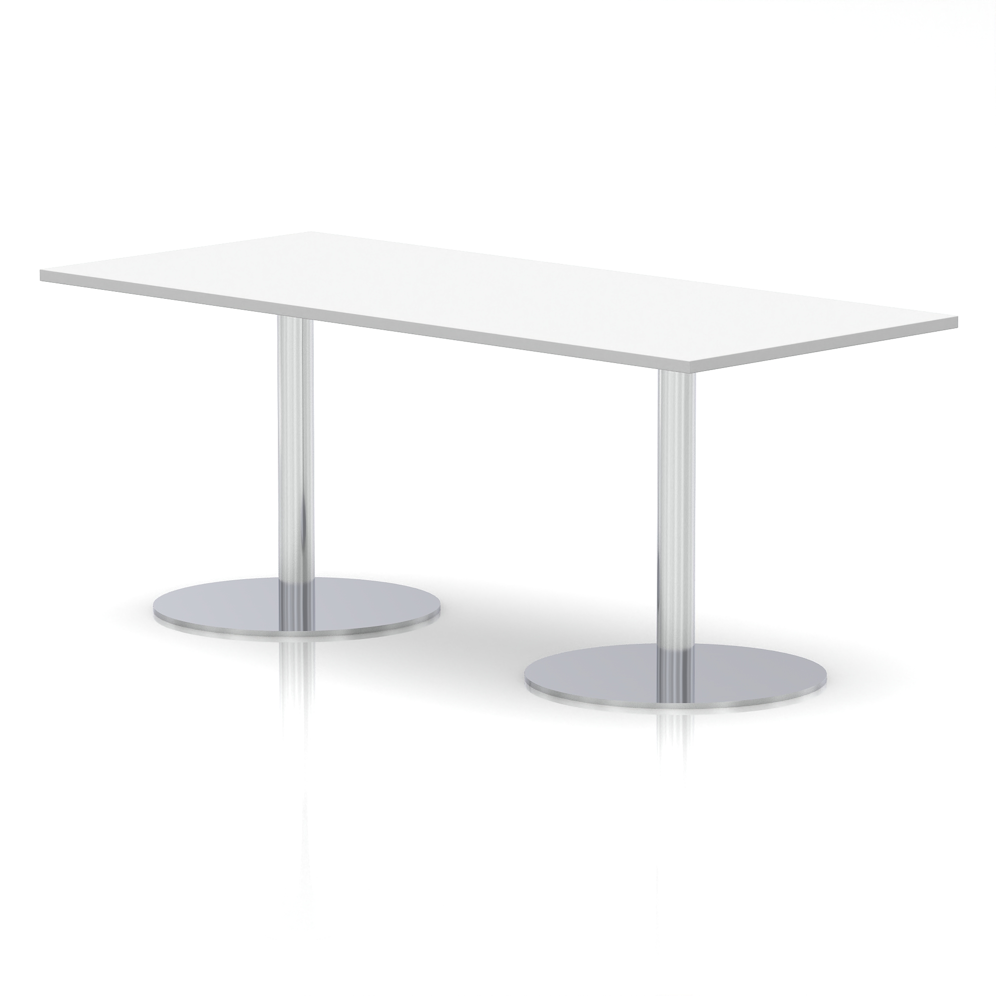 White / Silver Frame