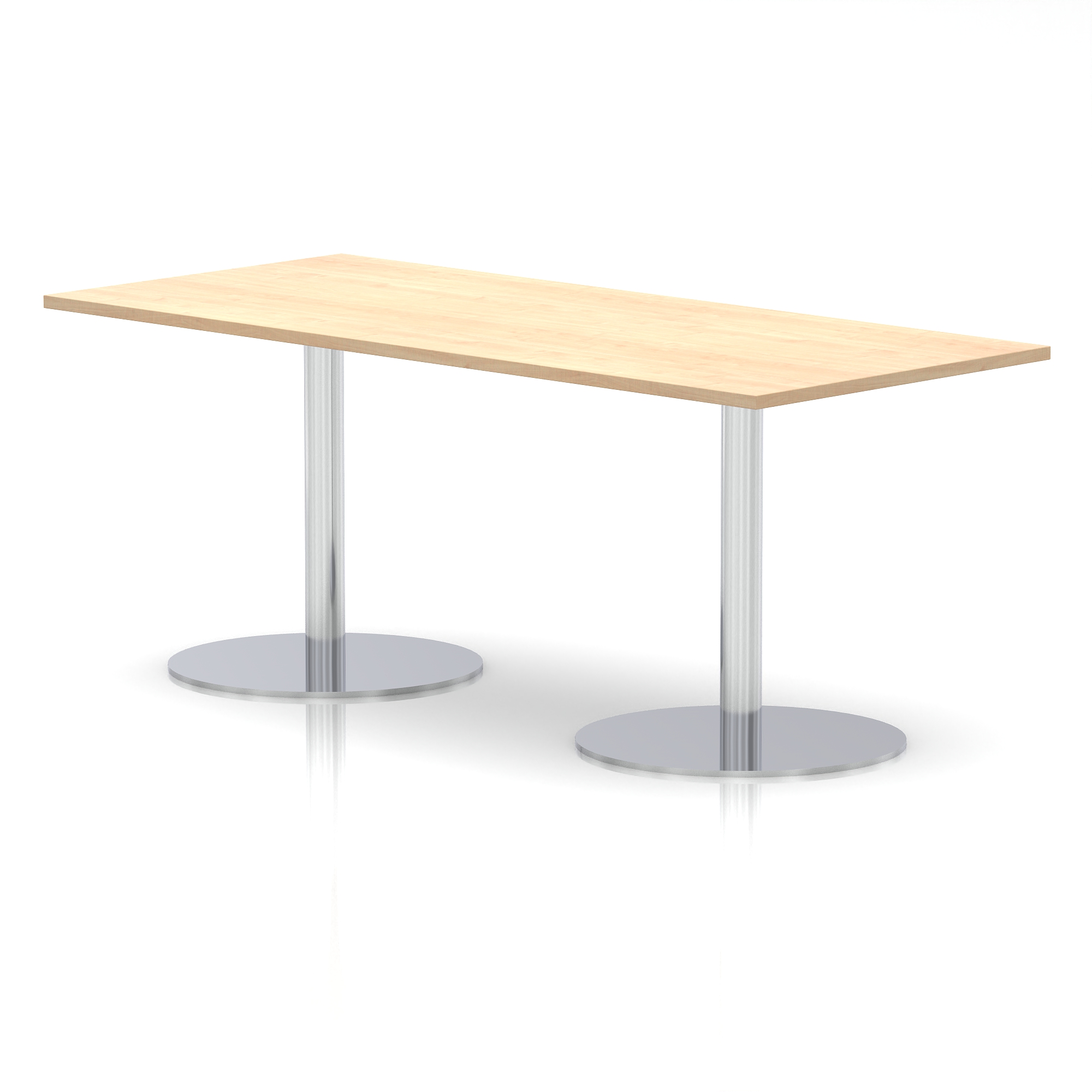 Maple / Silver Frame