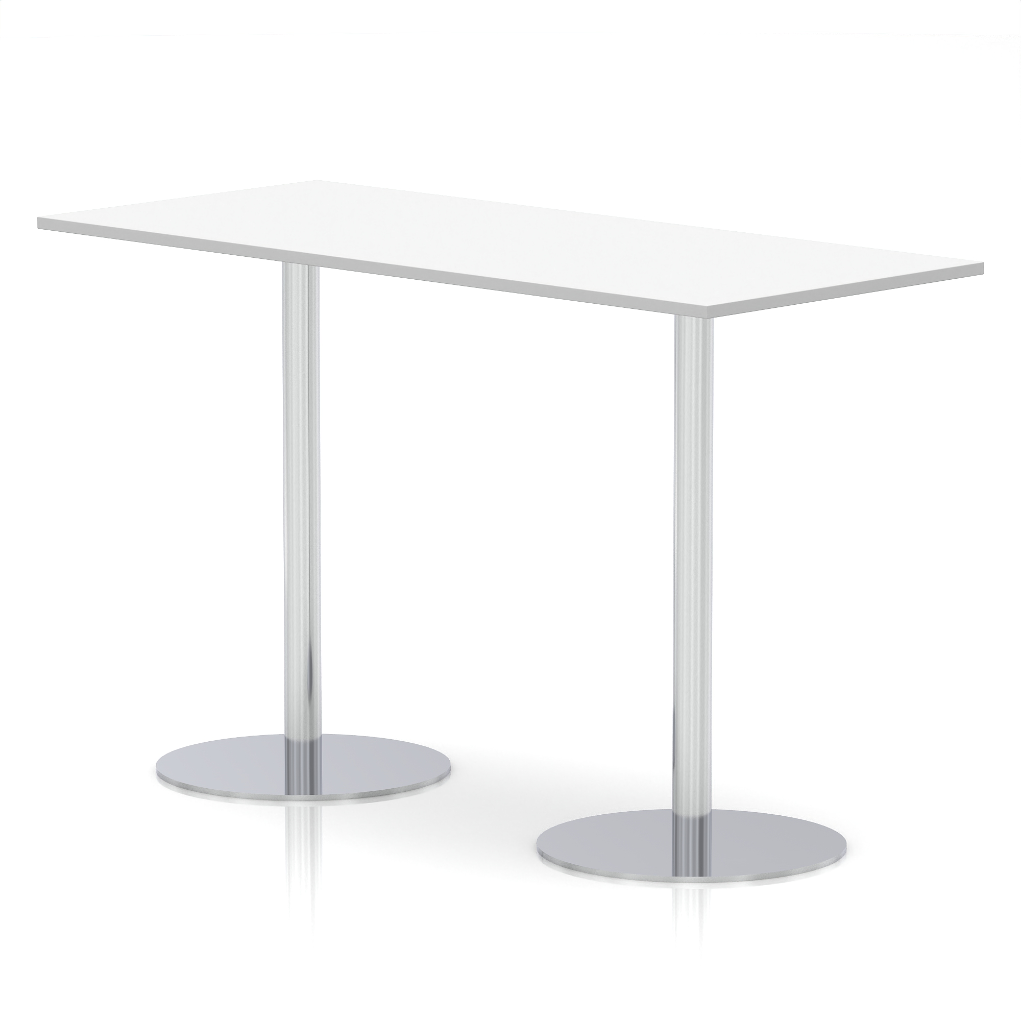 White / Silver Frame