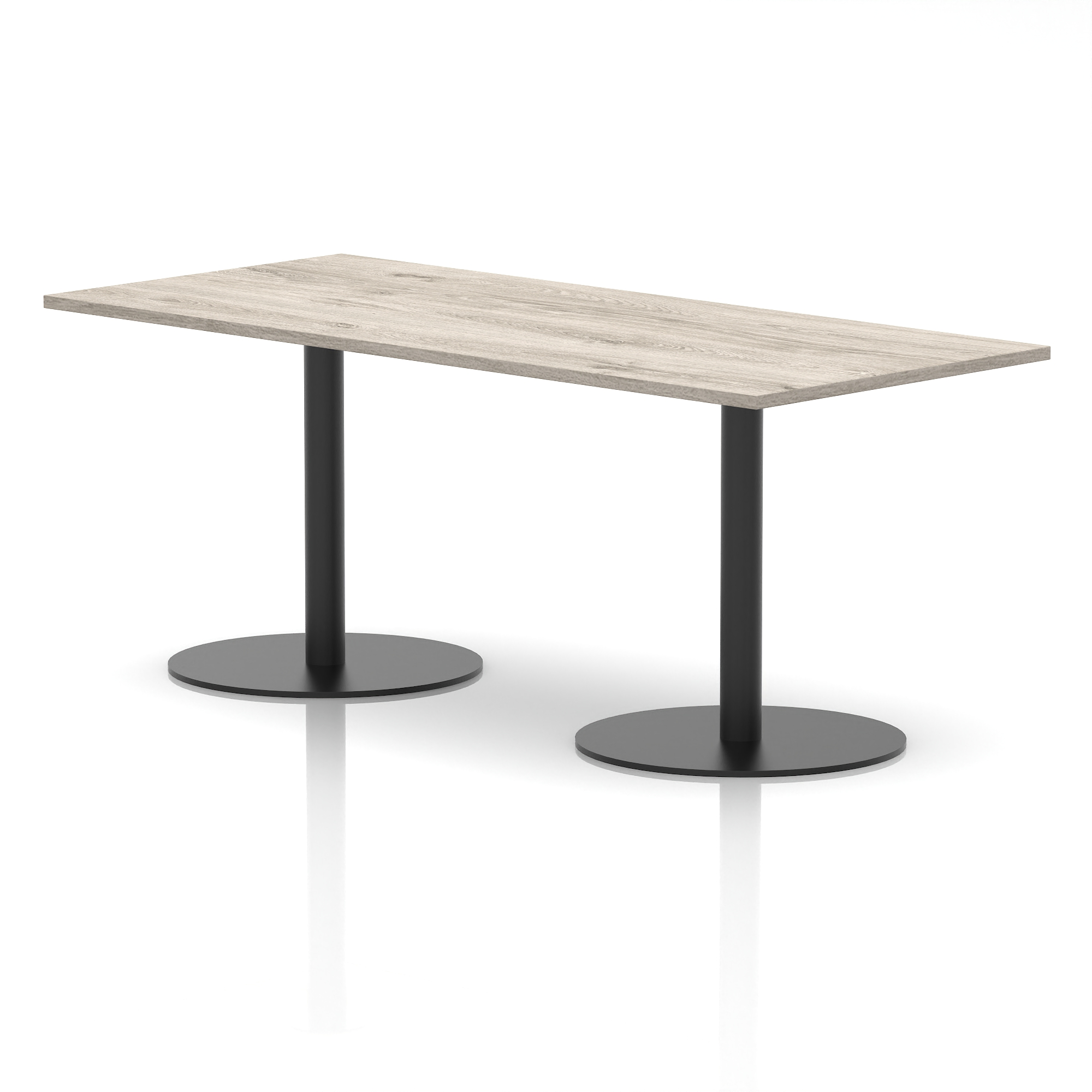 Grey Oak / Black Frame