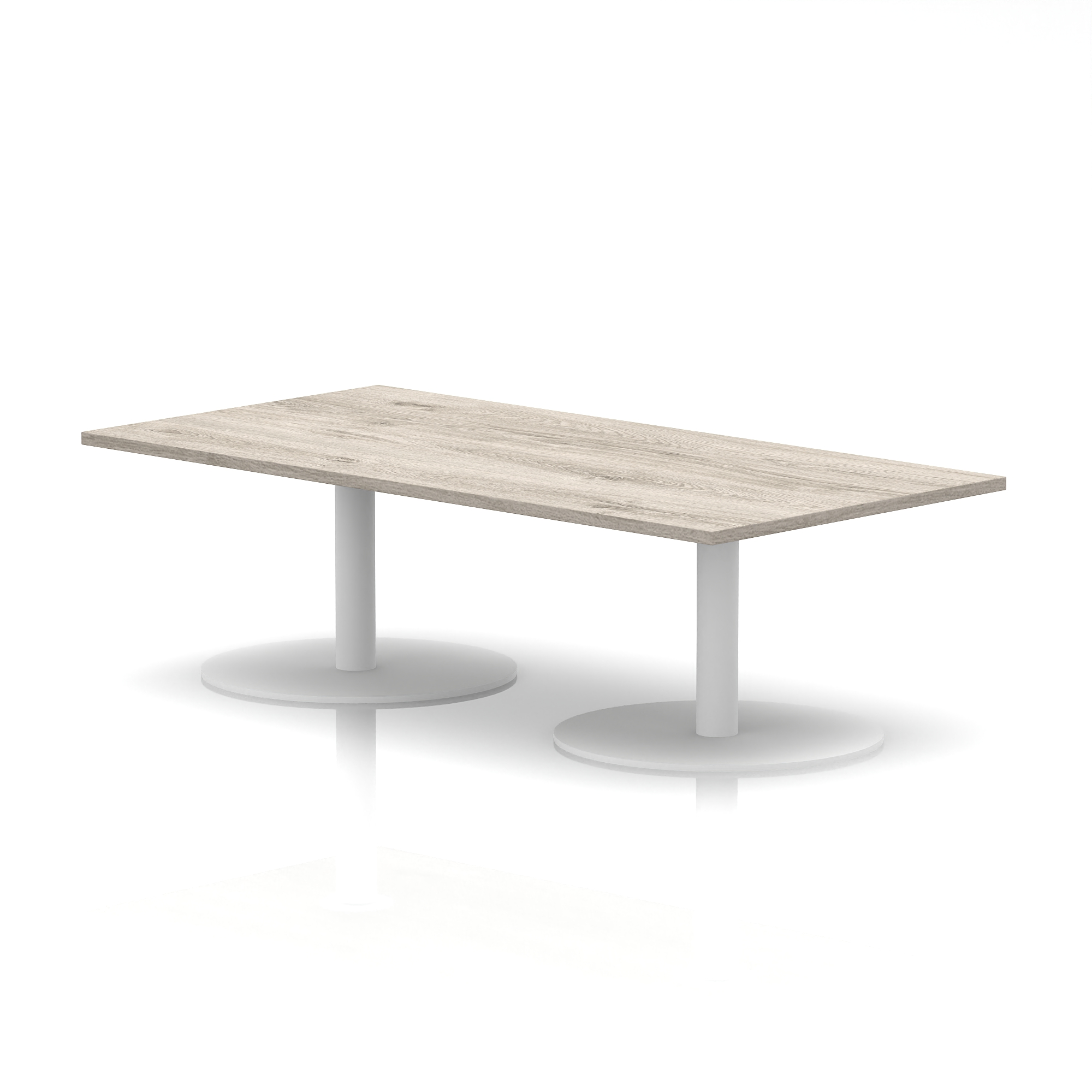 Grey Oak / White Frame