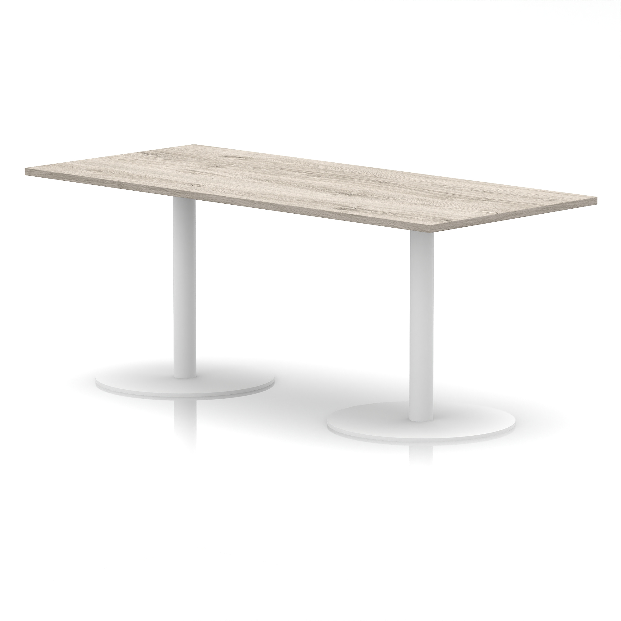 Grey Oak / White Frame