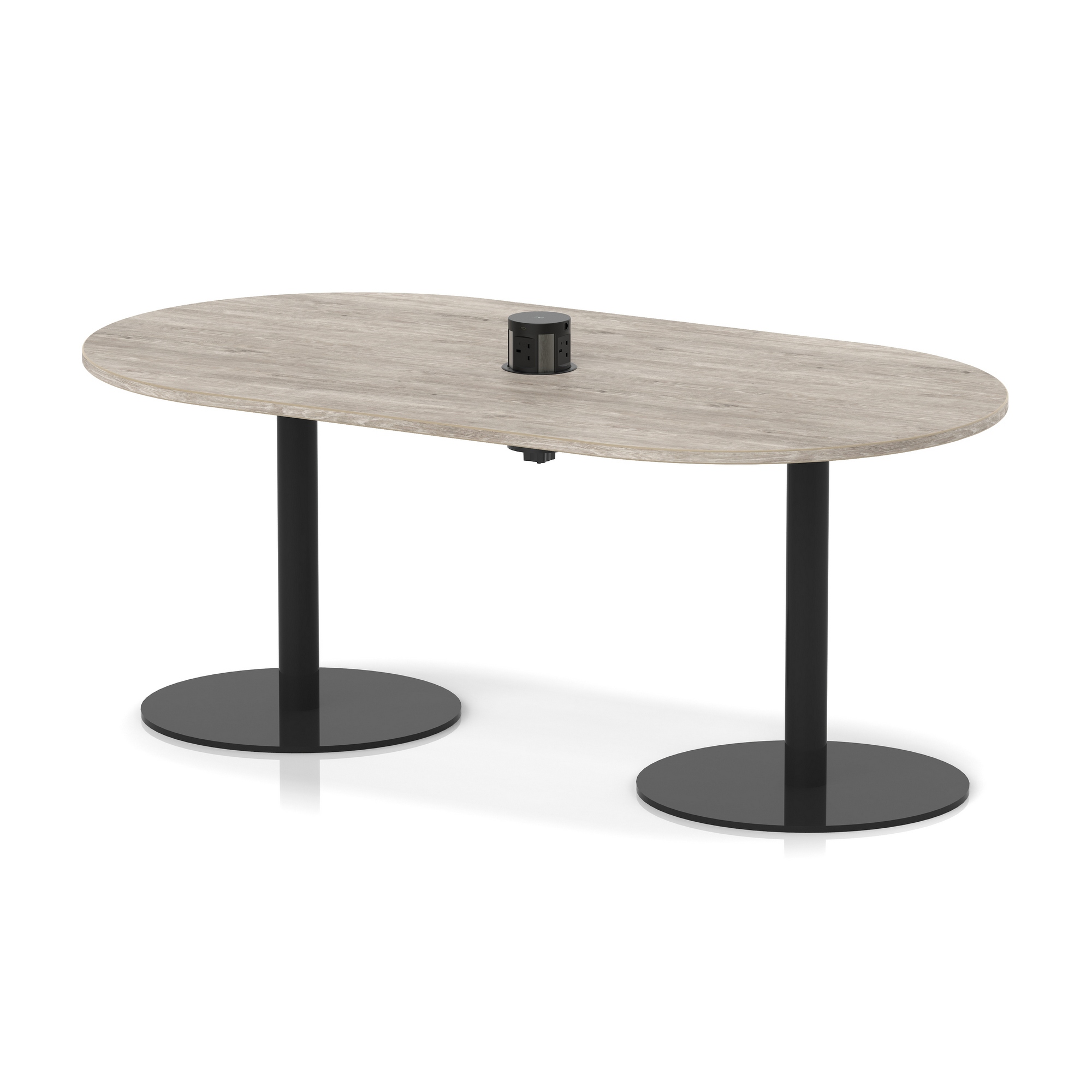Grey Oak / Black Frame