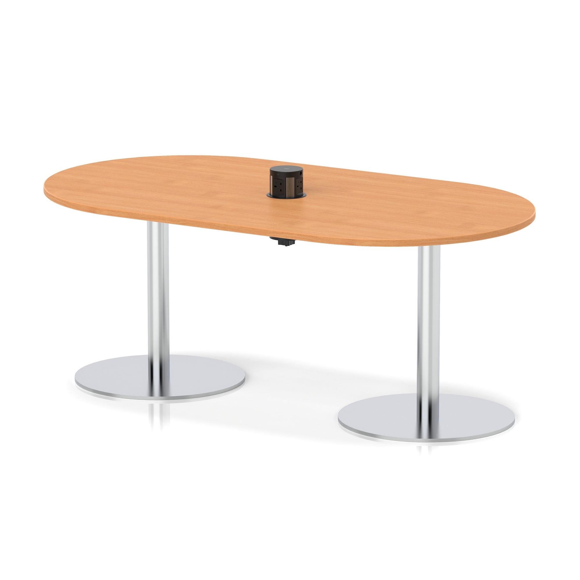 Beech / Silver Frame