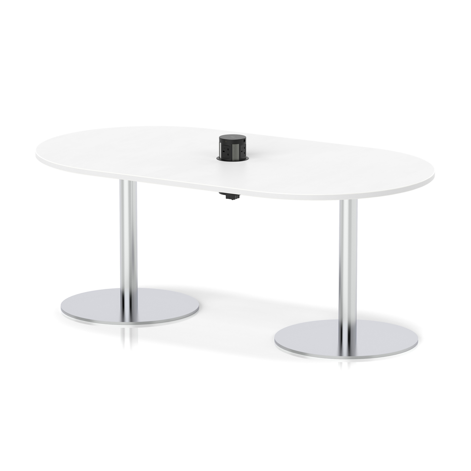 White / Silver Frame