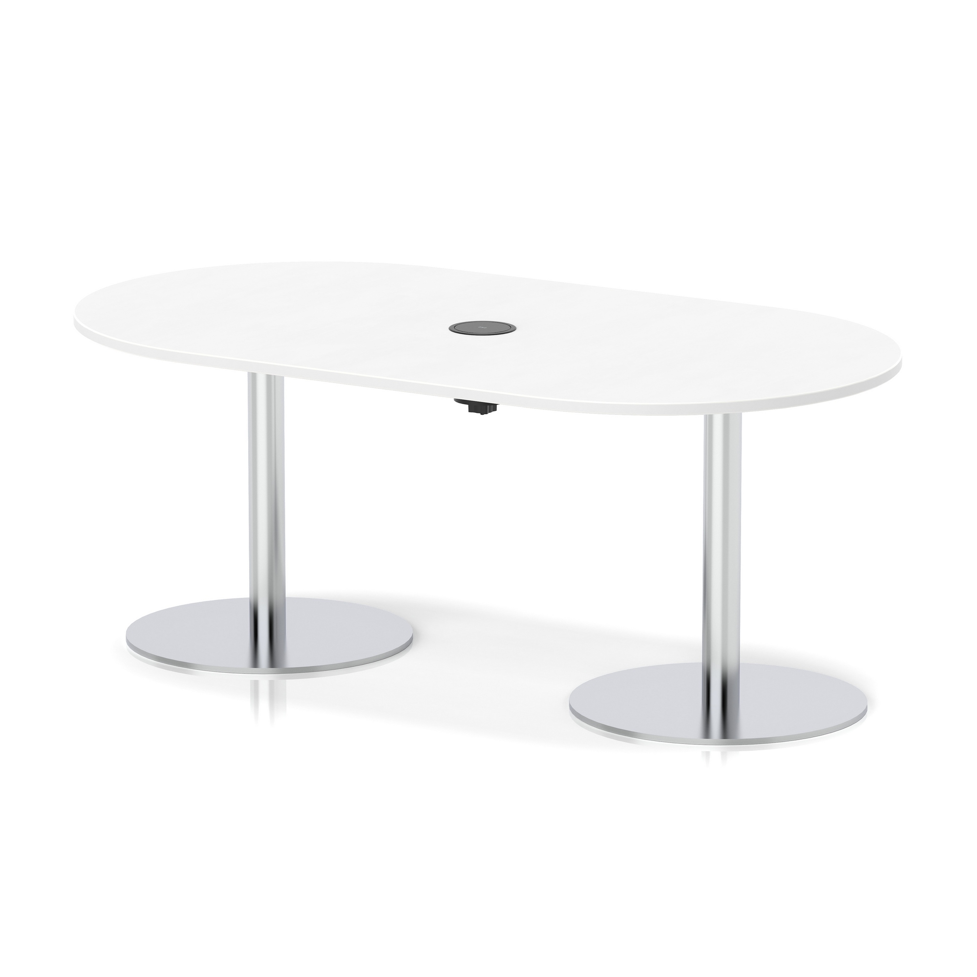 White / Silver Frame