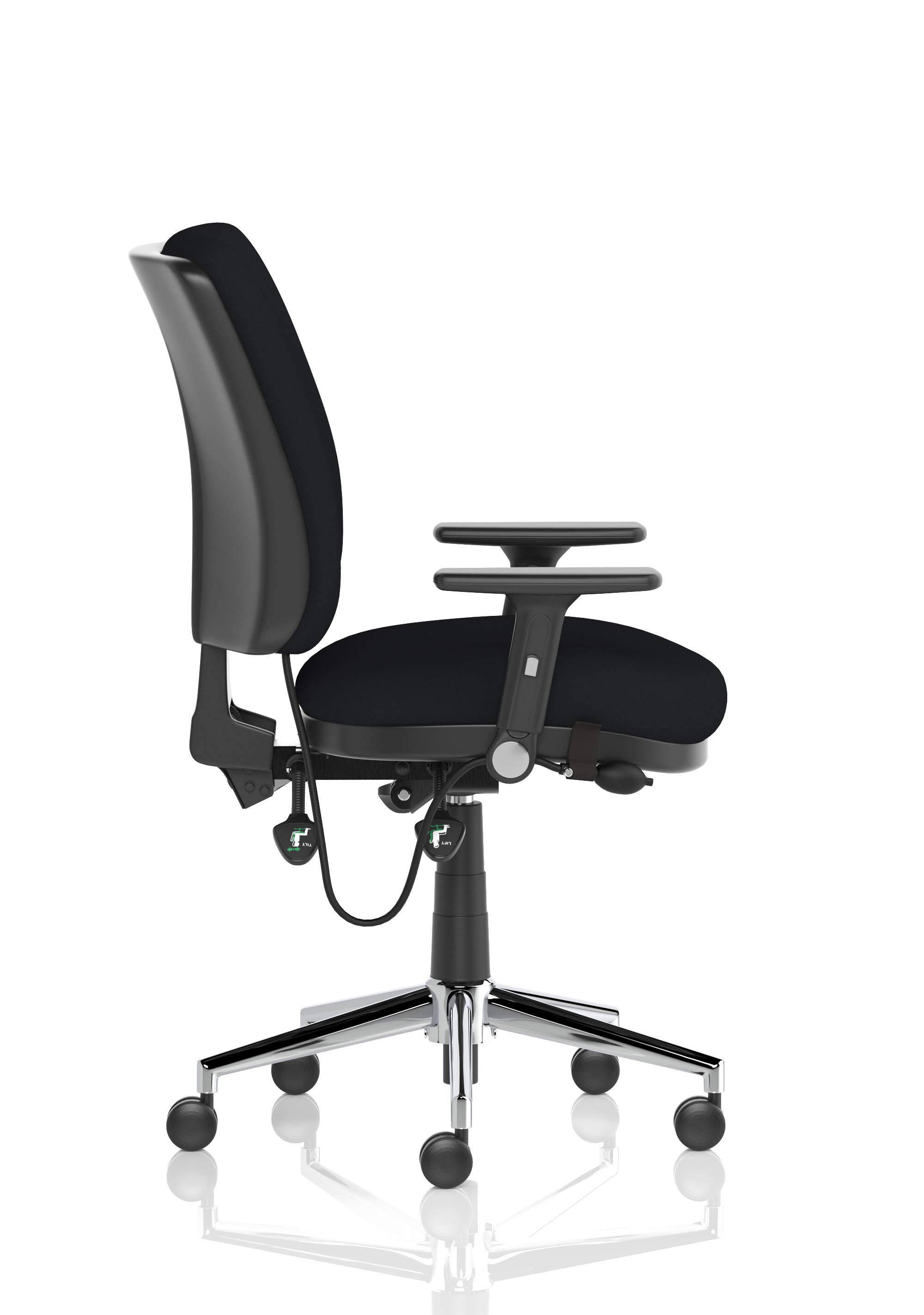 Chiro Medium Back Task Operator Office Chair thumbnail 2