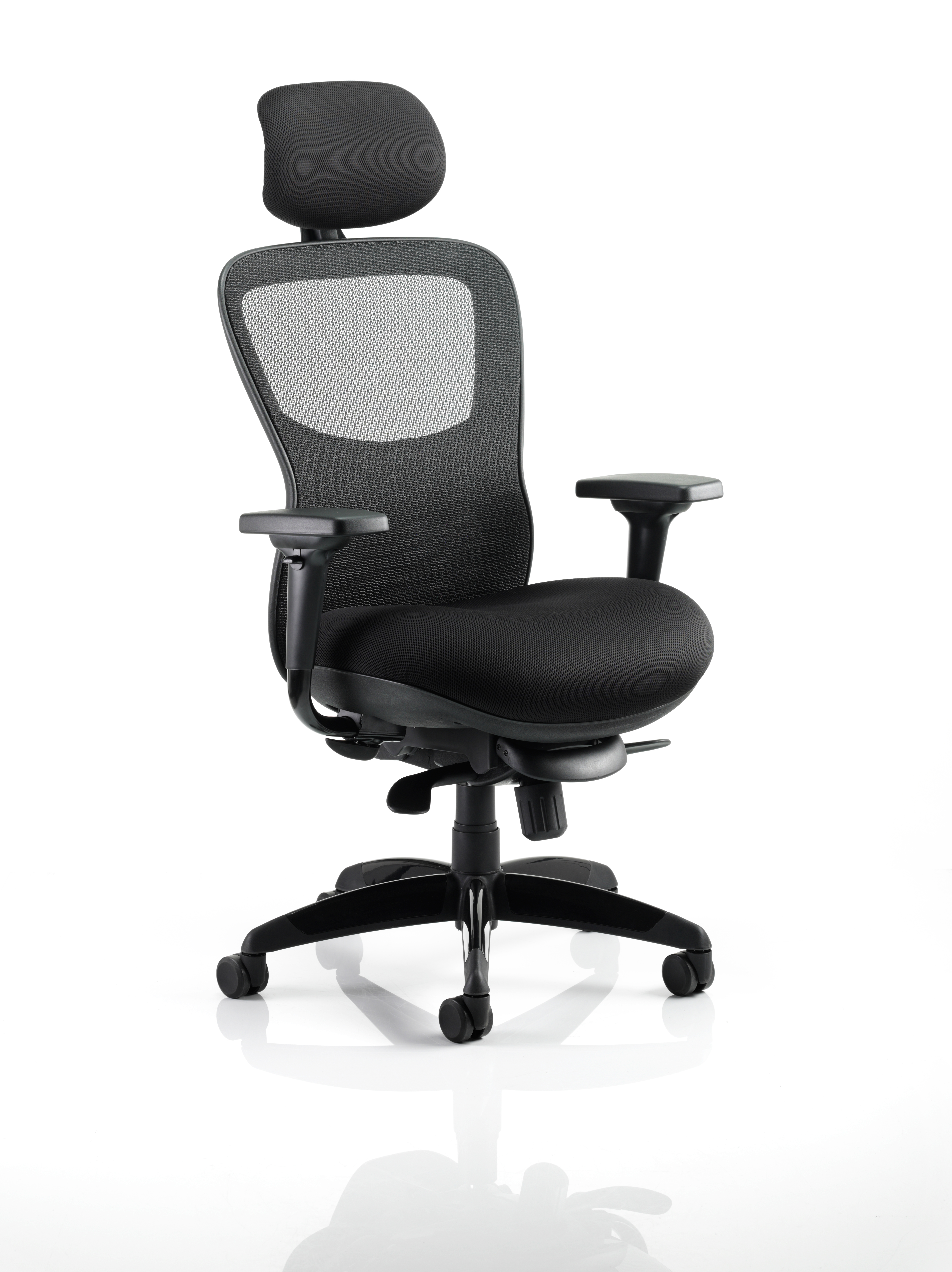 Stealth Shadow High Mesh Back Ergonomic Posture Chair with Arms