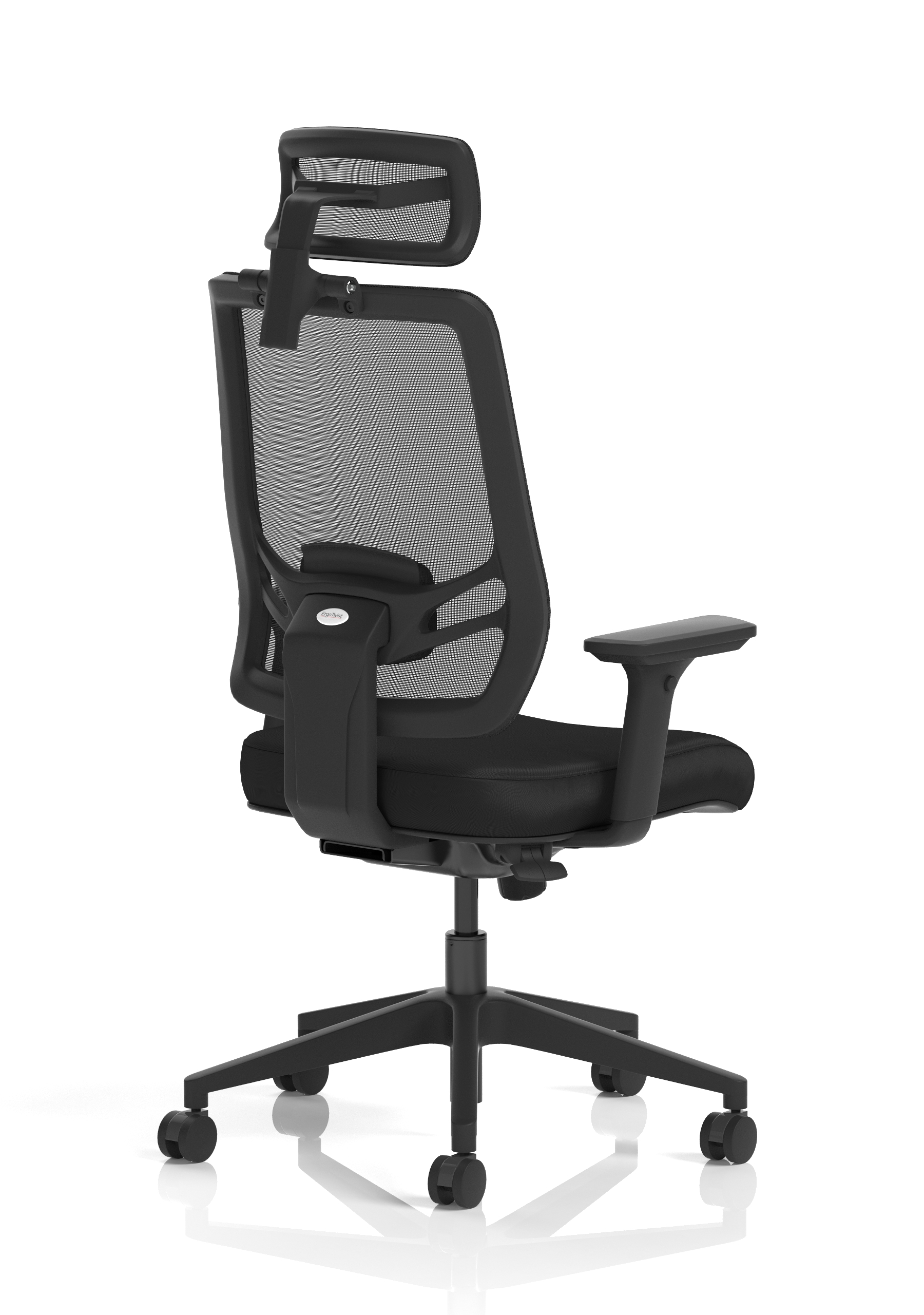 Ergo Twist High Mesh Back Ergonomic Task Operator Office Chair with Arms thumbnail 6