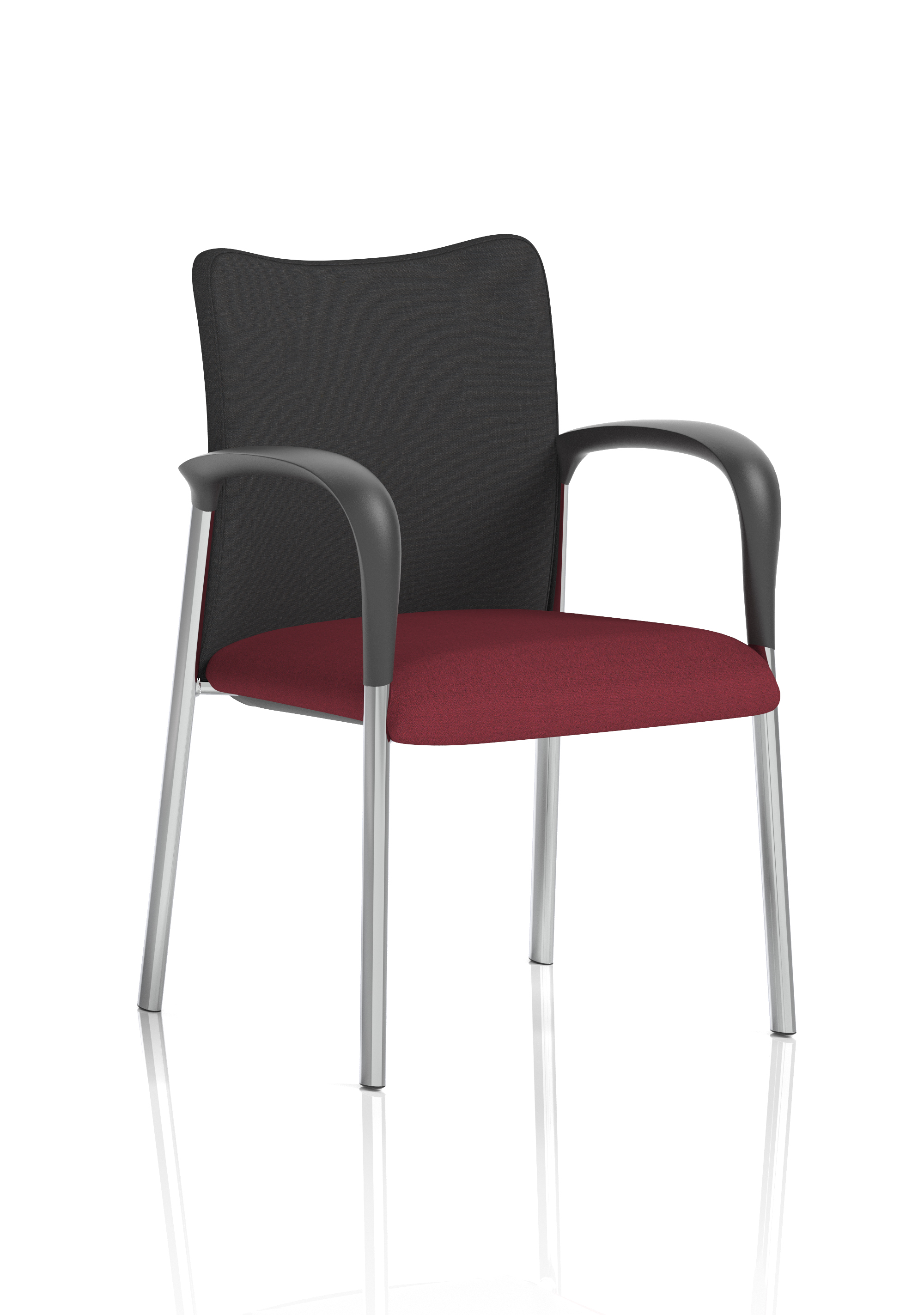Black Fabric Back Bespoke Colour Seat Ginseng Chilli