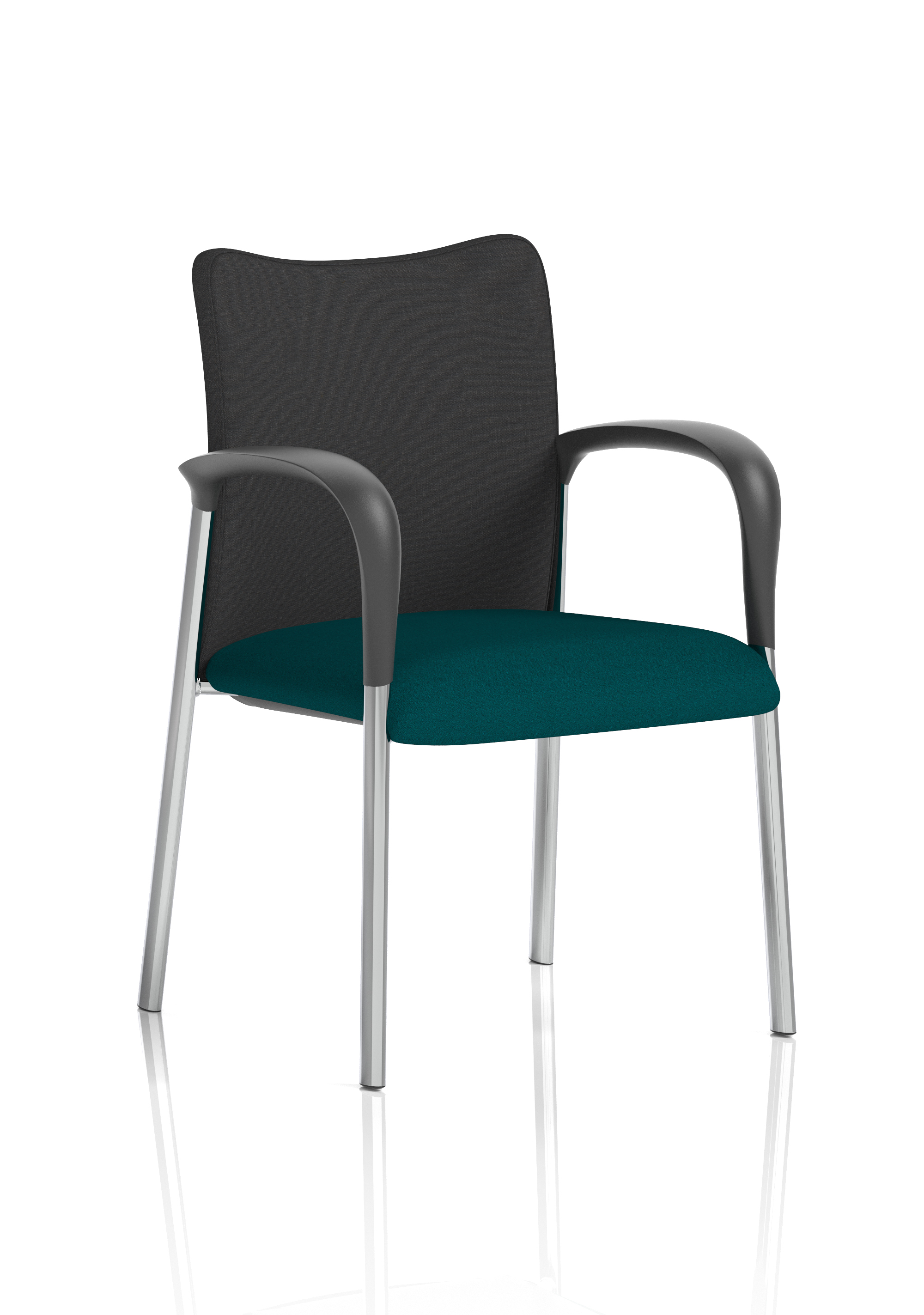Black Fabric Back Bespoke Colour Seat Maringa Teal