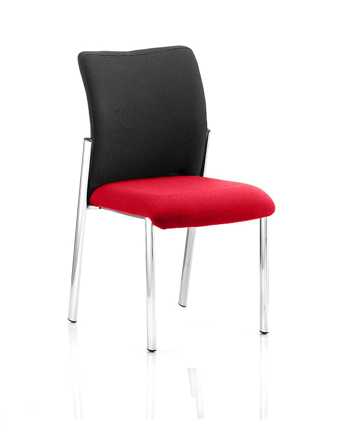 Without Arms Black Fabric Back Bespoke Colour Seat Bergamot Cherry