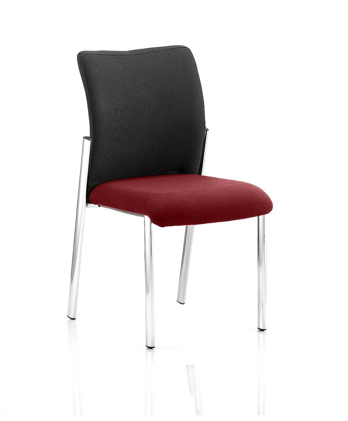 Without Arms Black Fabric Back Bespoke Colour Seat Ginseng Chilli