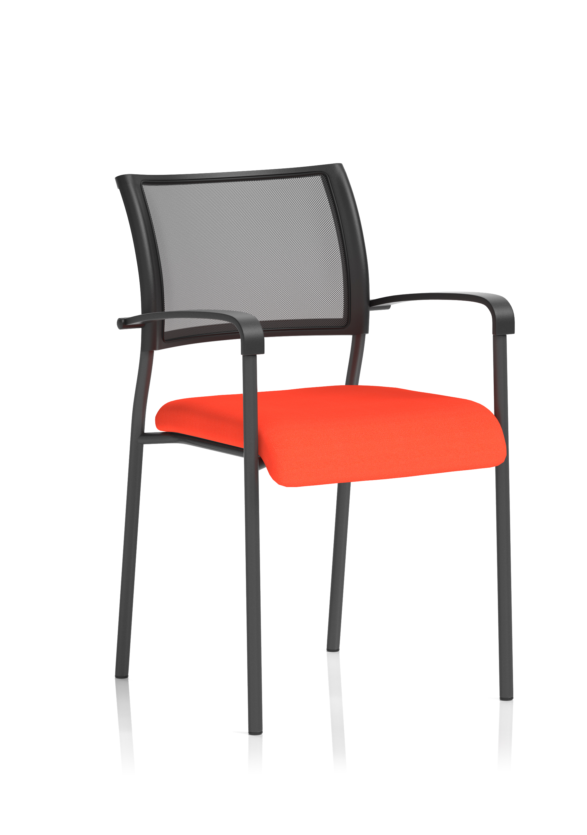 Black Frame Bespoke Colour Seat Tabasco Orange