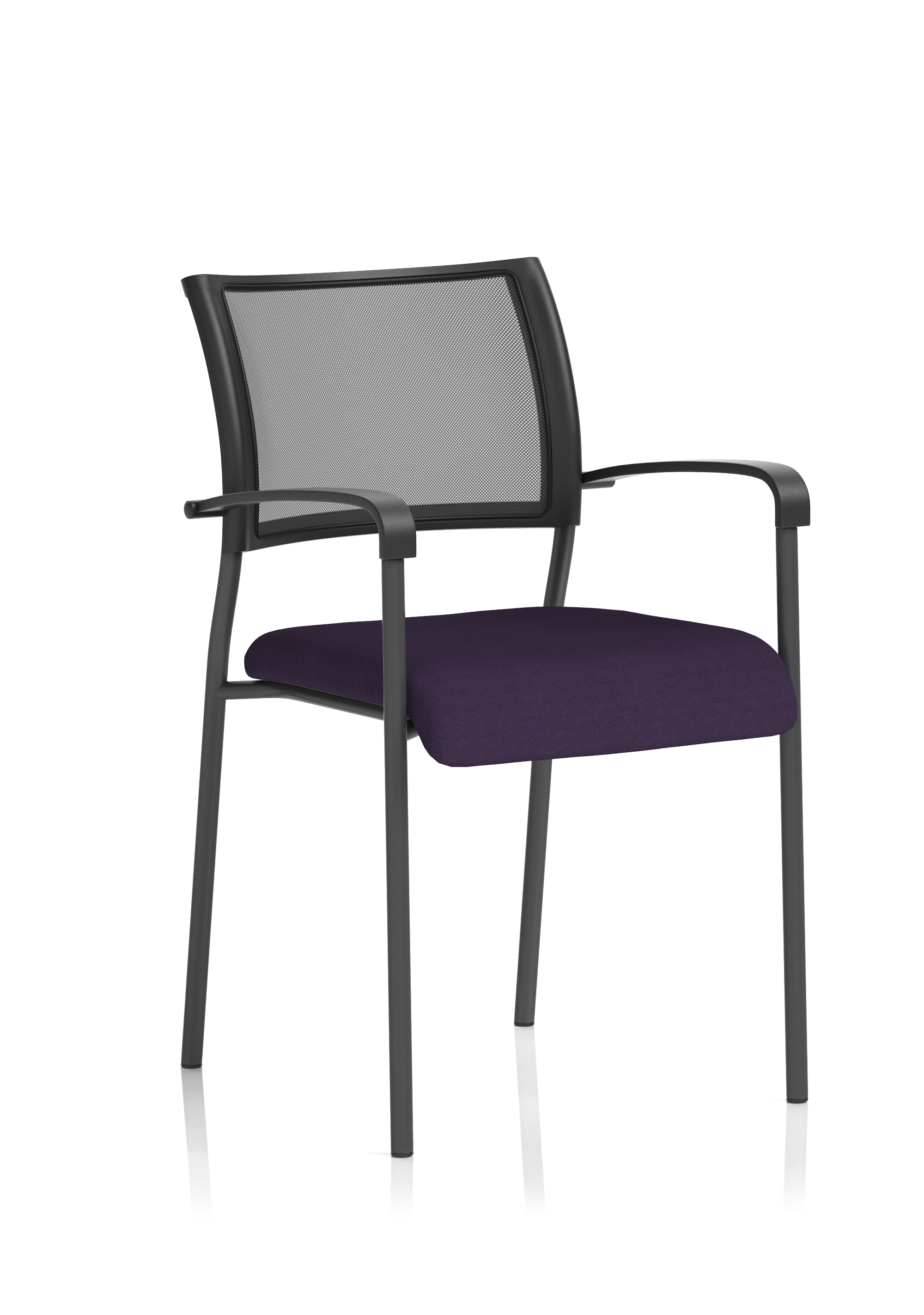 Black Frame Bespoke Colour Seat Tansy Purple