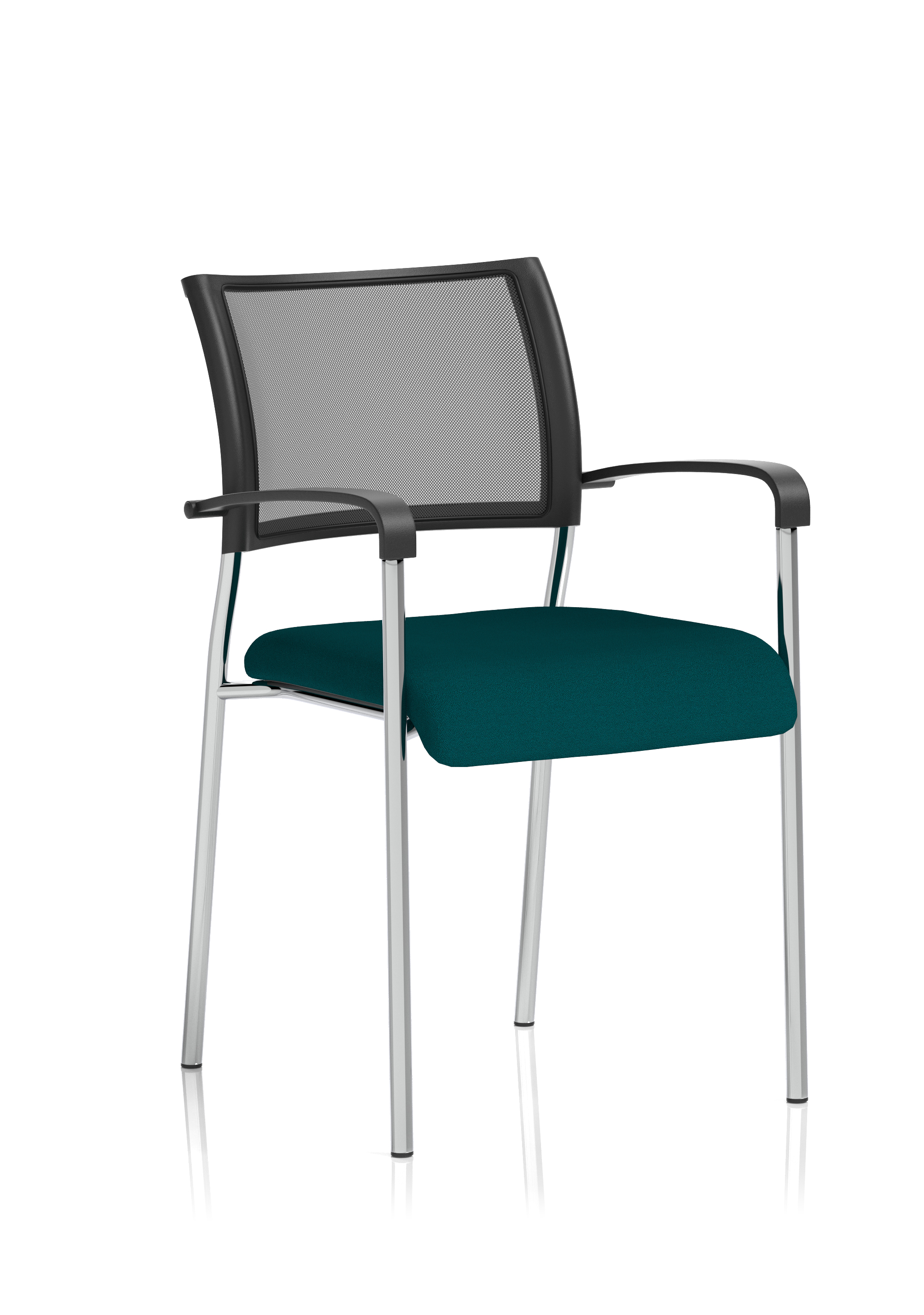 Chrome Frame Bespoke Colour Seat Maringa Teal
