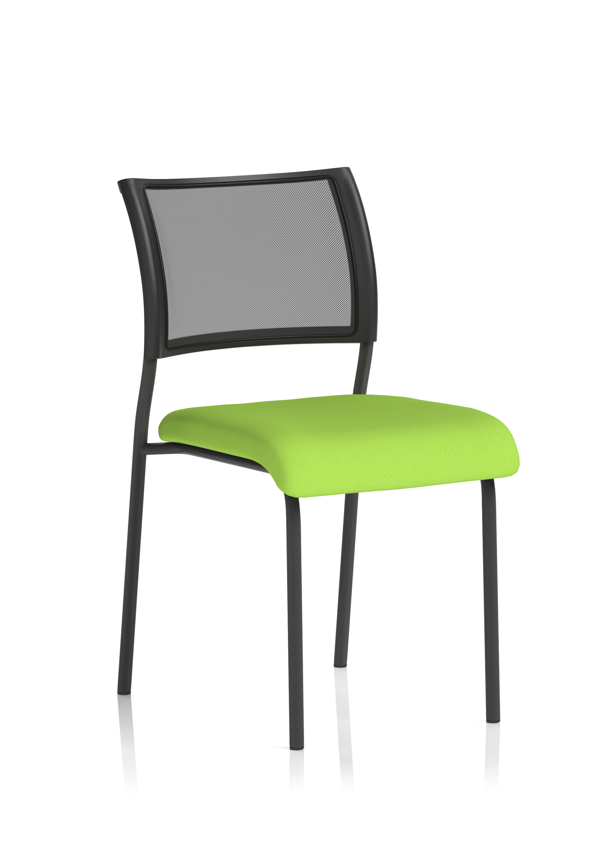 Black Frame Without Arms Bespoke Colour Seat Myrrh Green