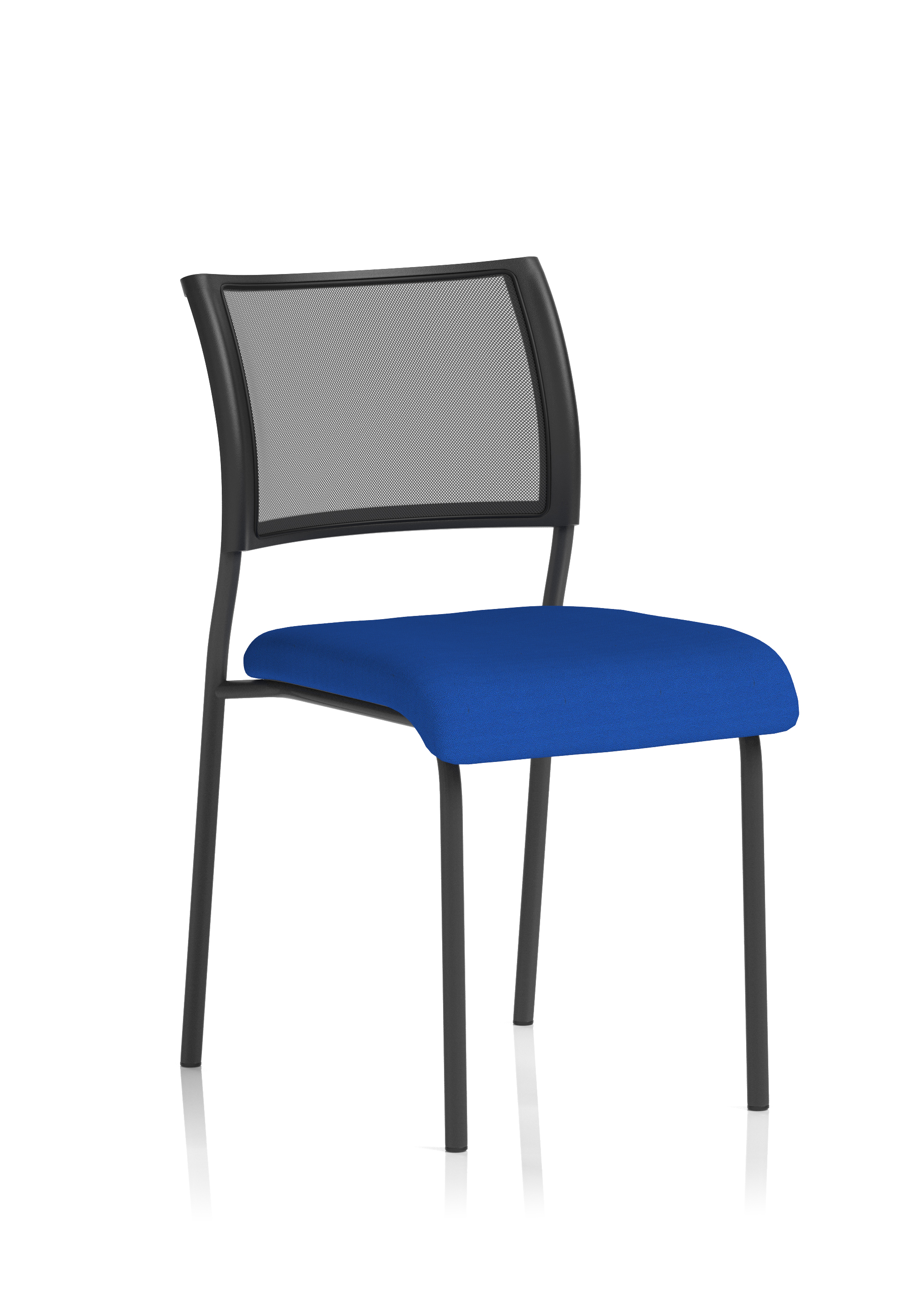 Black Frame Without Arms Bespoke Colour Seat Stevia Blue
