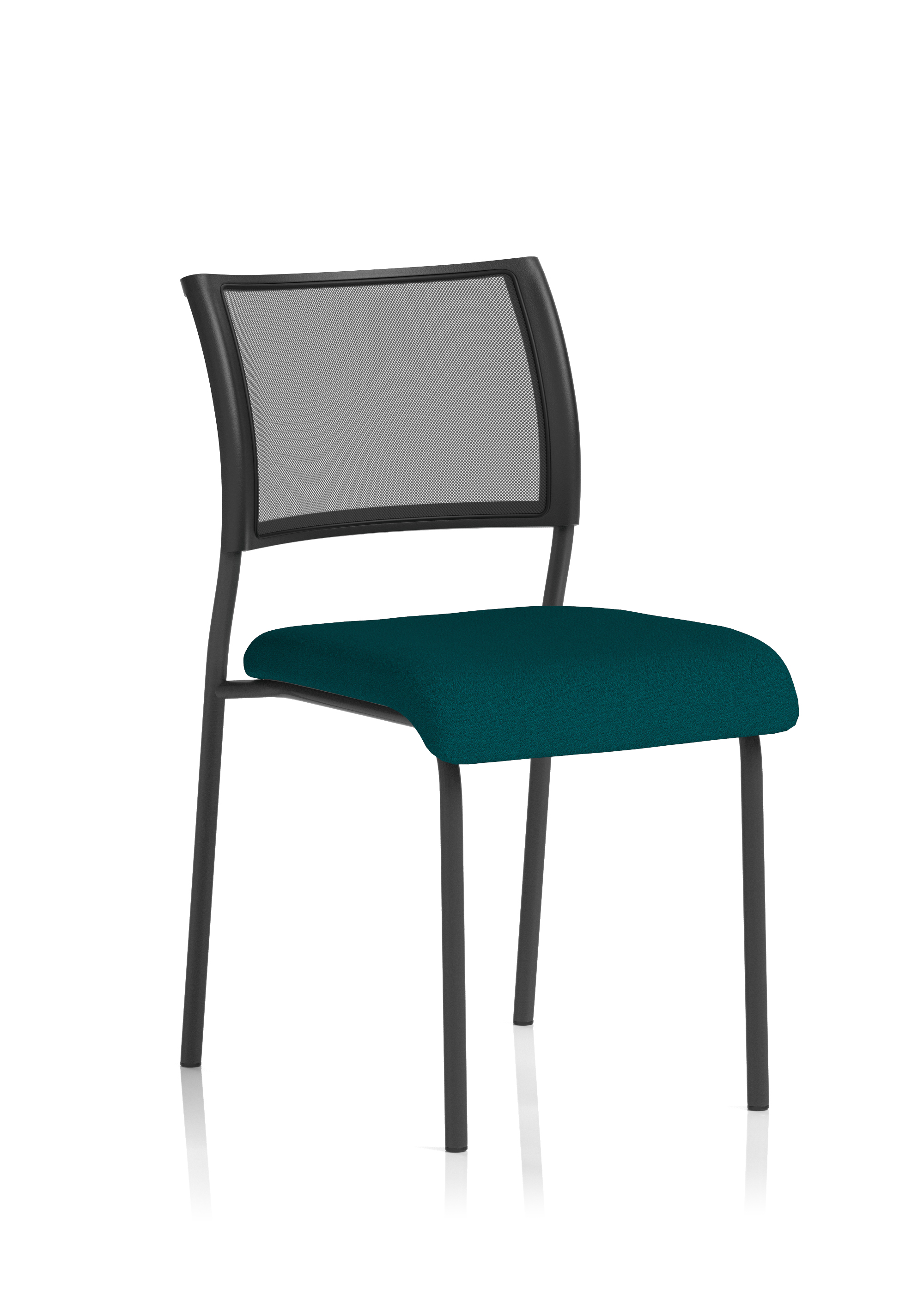 Black Frame Without Arms Bespoke Colour Seat Maringa Teal