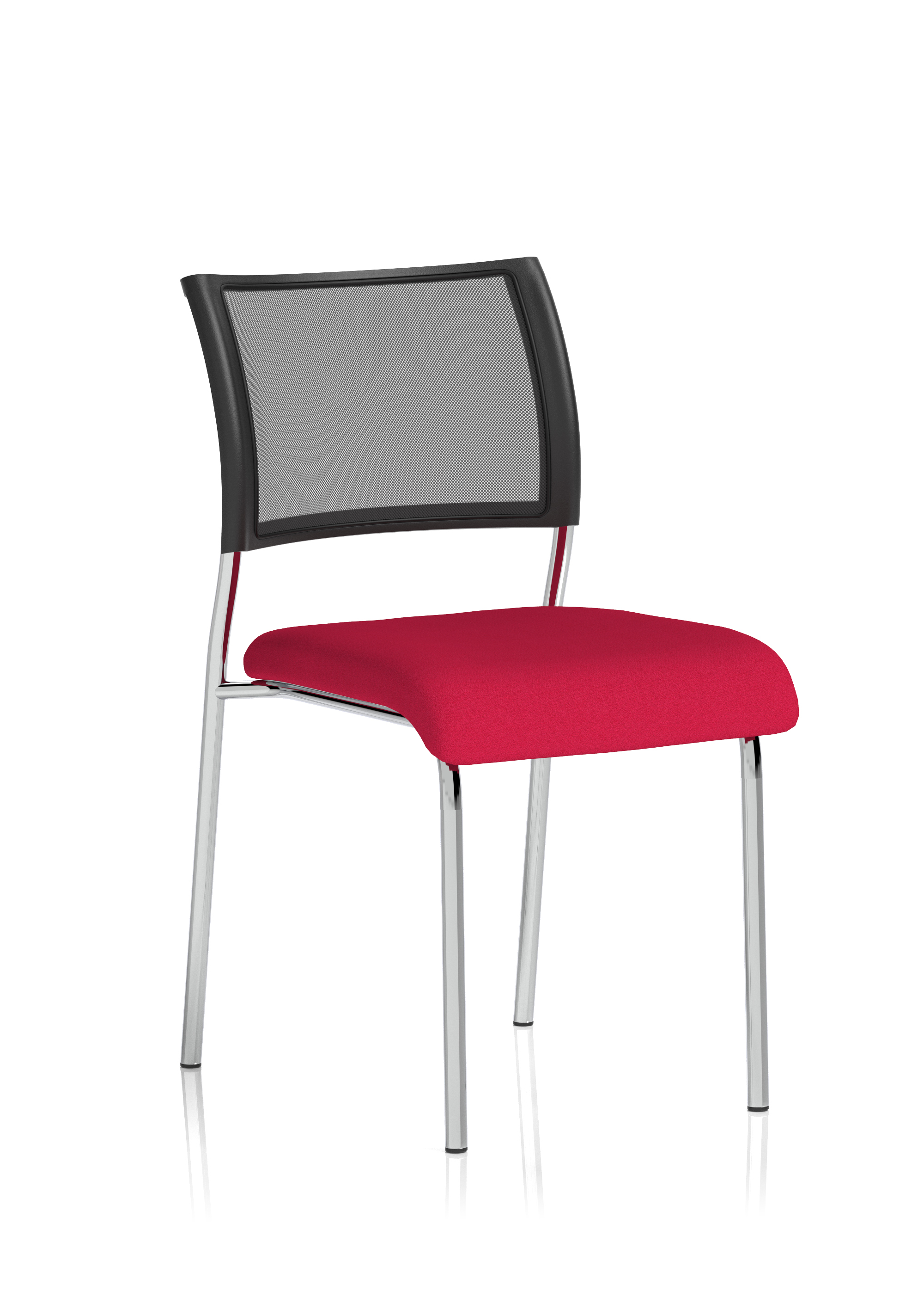 Chrome Frame Without Arms Bespoke Colour Seat Bergamot Cherry