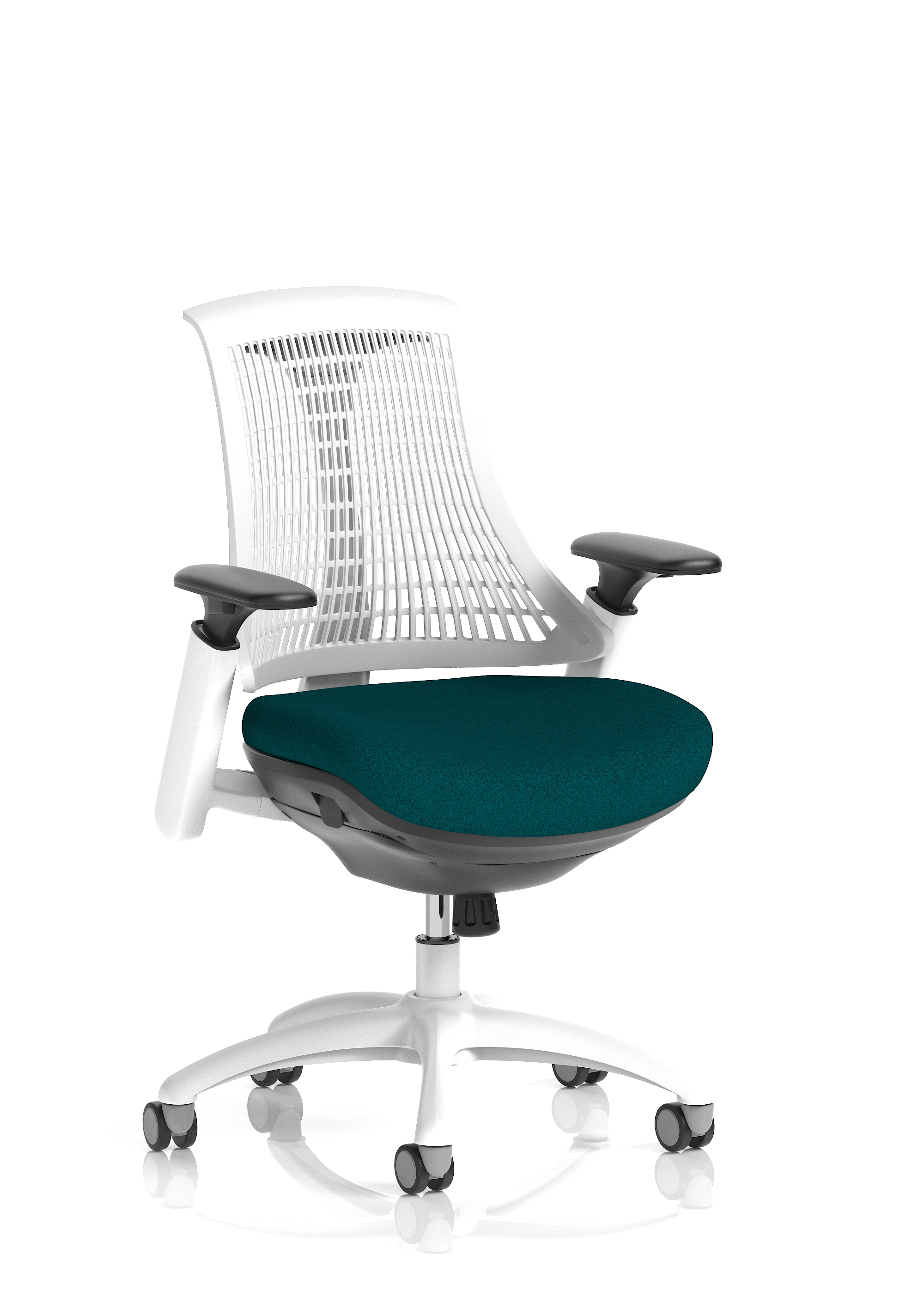 White Back Bespoke Colour Seat Maringa Teal