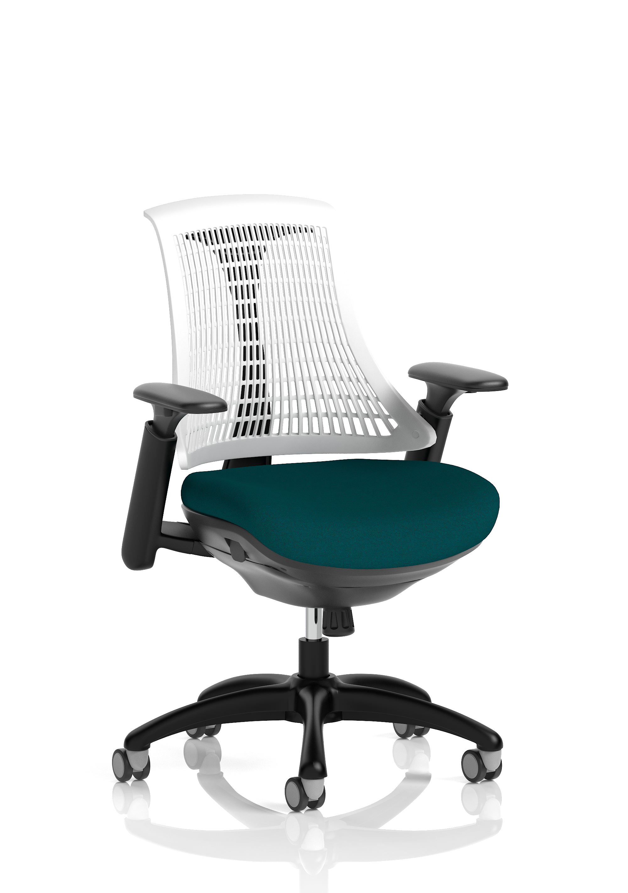 White Back Bespoke Colour Seat Maringa Teal