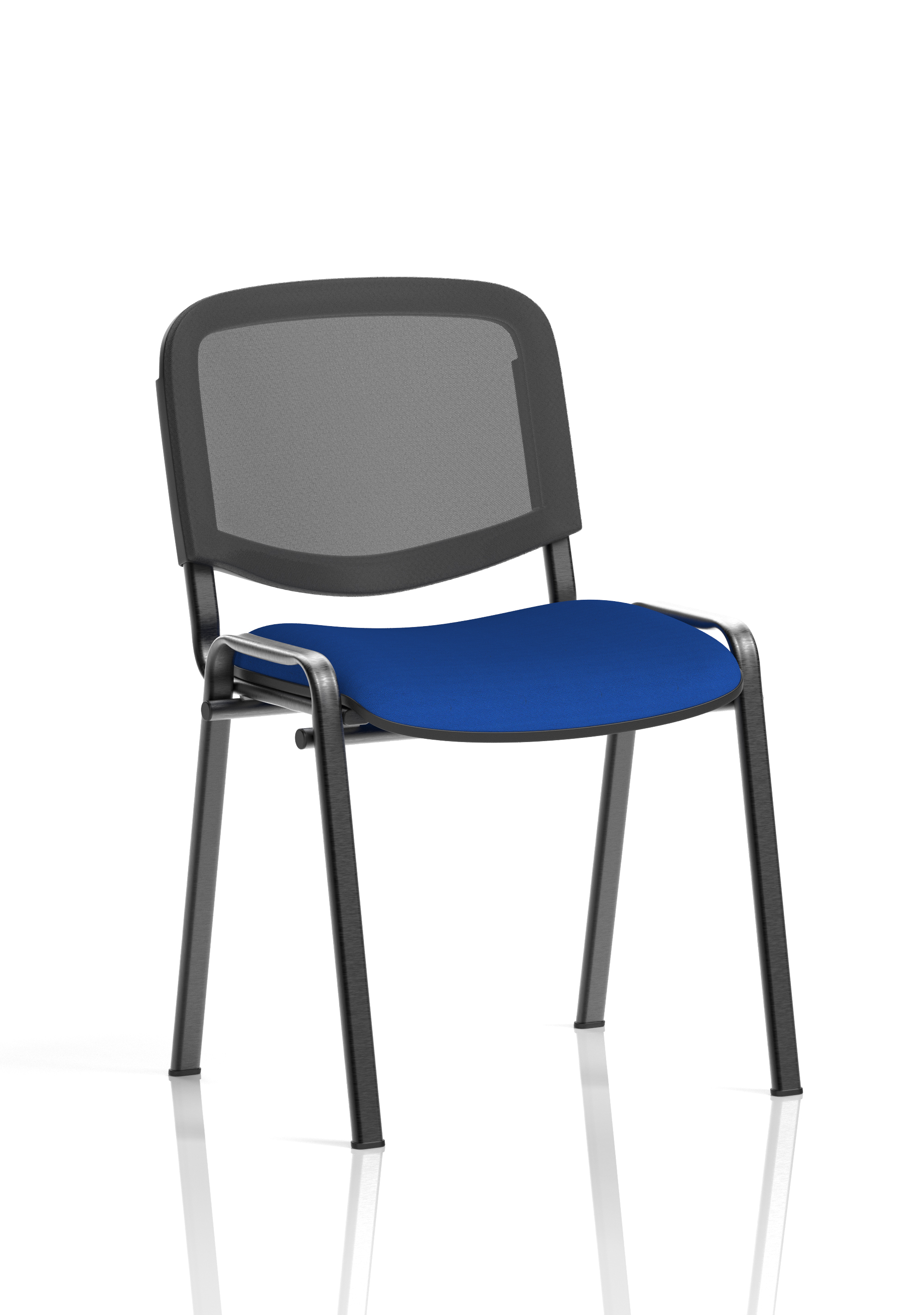 Black Frame Mesh Back Bespoke Colour Stevia Blue (MOQ of 4 - Priced Individually)