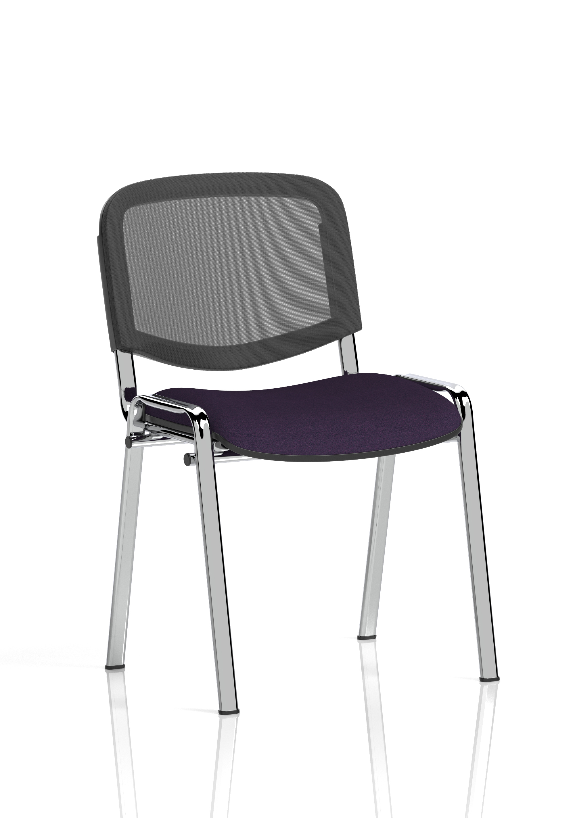 Chrome Frame Mesh Back Bespoke Colour Tansy Purple (MOQ of 4 - Priced Individually)