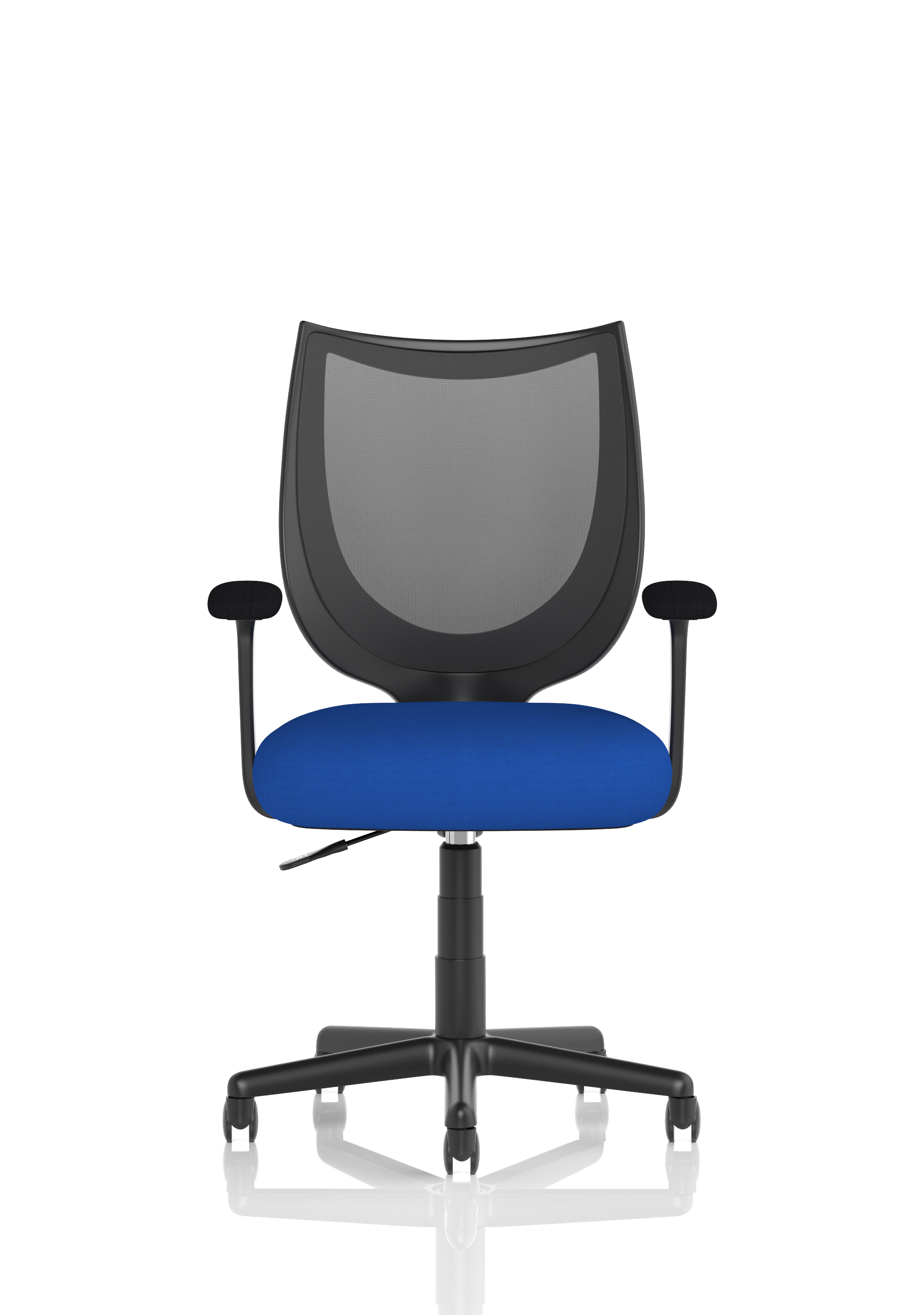 Camden Medium Back Black Mesh Task Operator Office Chair With Arms thumbnail 1