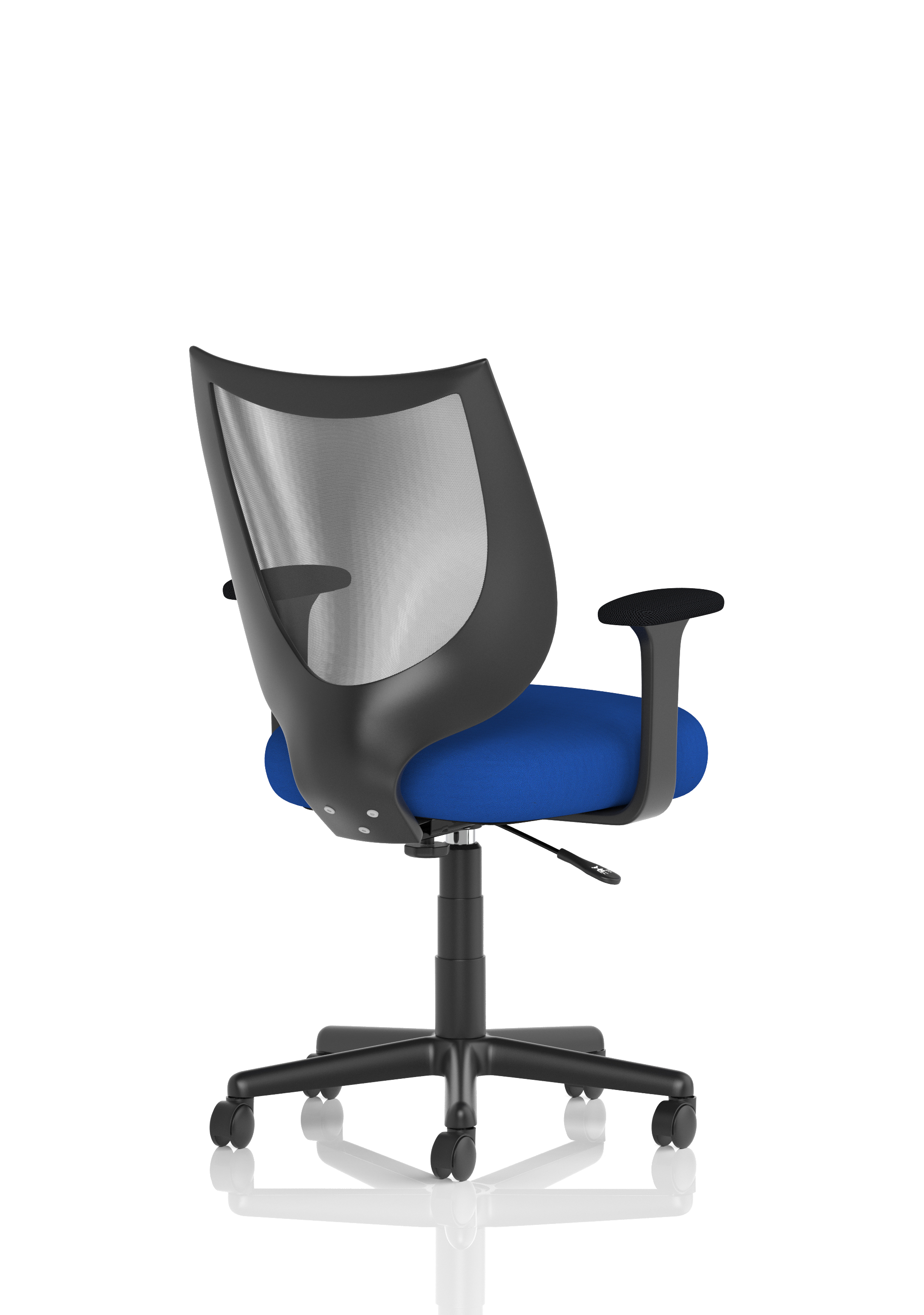 Camden Medium Back Black Mesh Task Operator Office Chair With Arms thumbnail 3