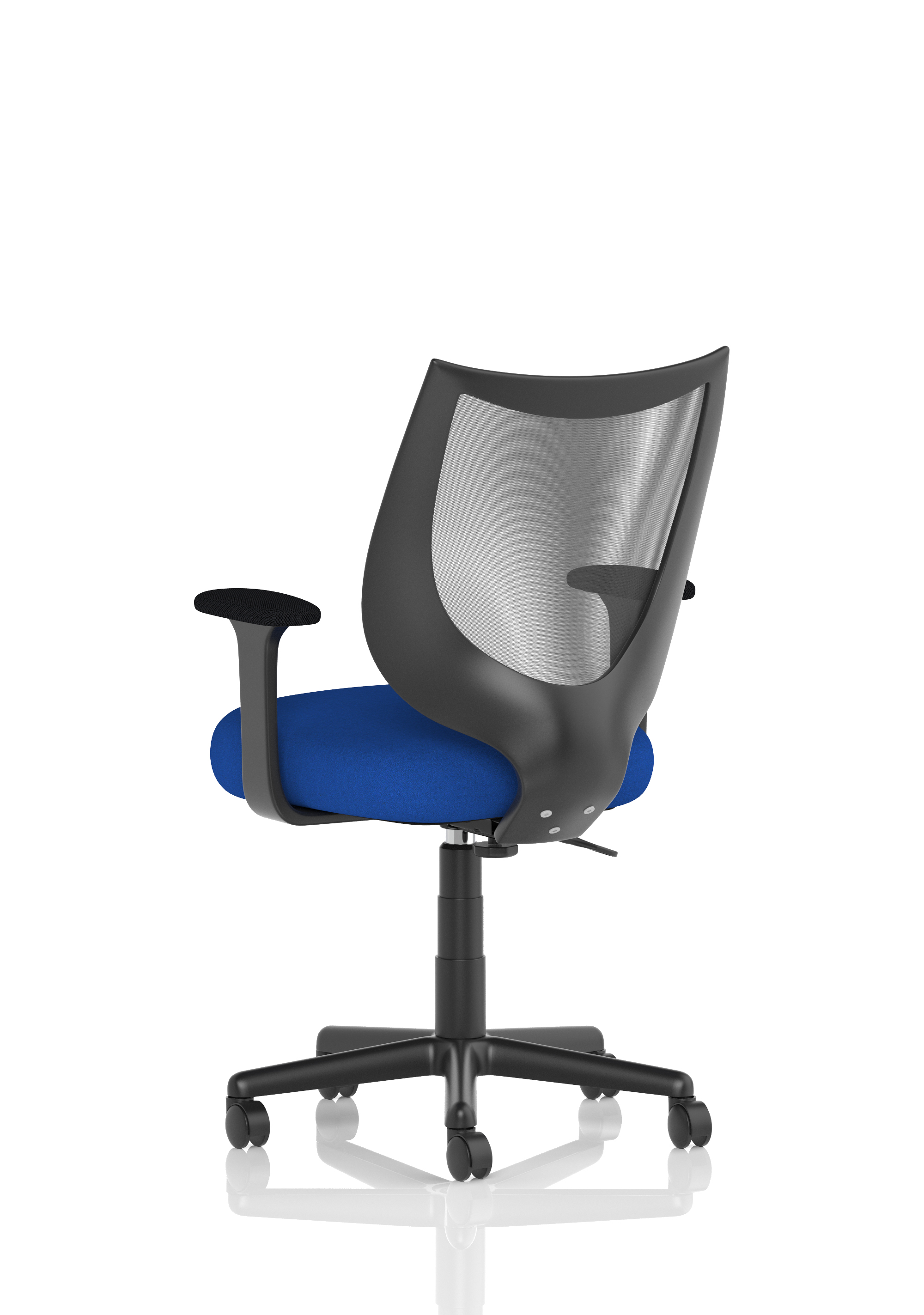 Camden Medium Back Black Mesh Task Operator Office Chair With Arms thumbnail 5